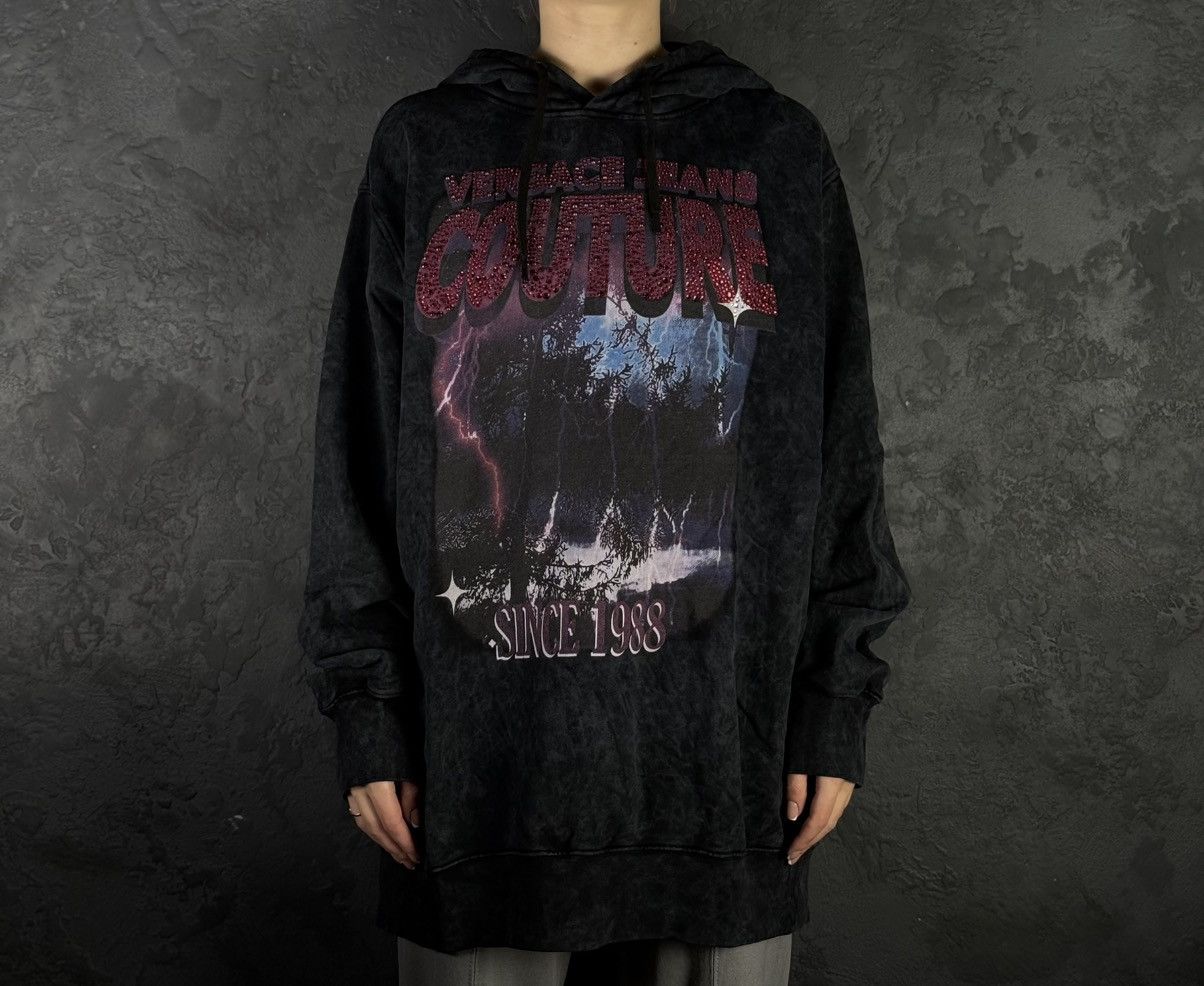 Versace Jeans Couture Versace Jeans Couture Women’s Graphic-Print Oversized Hoodie Size US S / EU 44-46 / 1 - 2 Thumbnail
