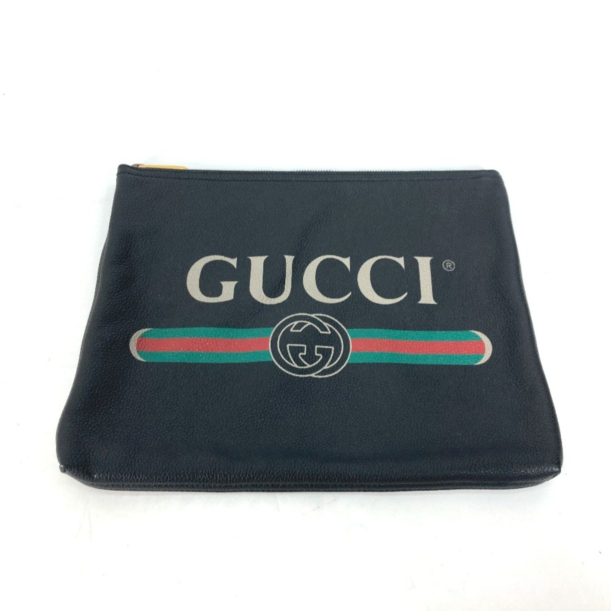 Gucci Gucci 500981 pouch bag Clutch bag Black Size ONE SIZE - 1 Thumbnail