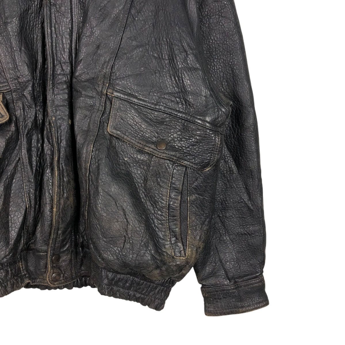 Japanese Brand 🔥VINTAGE BIKER GENUINE LEATHER JACKET ANABAS ISSEY MIYAKE Size US M / EU 48-50 / 2 - 7 Thumbnail