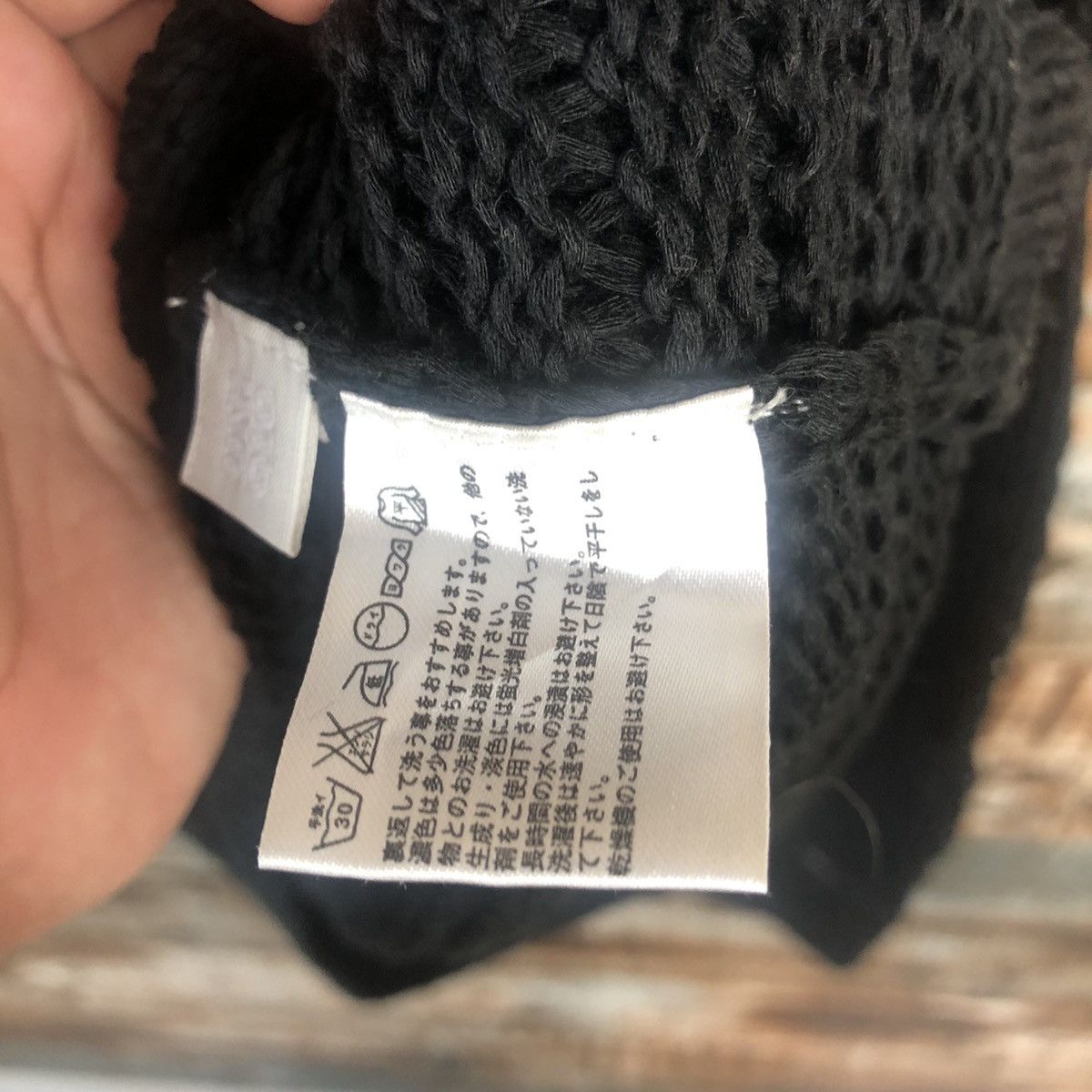 Vintage DL Uniqlo crochet Black Knitwear #C547 Size M / US 6-8 / IT 42-44 - 13 Thumbnail