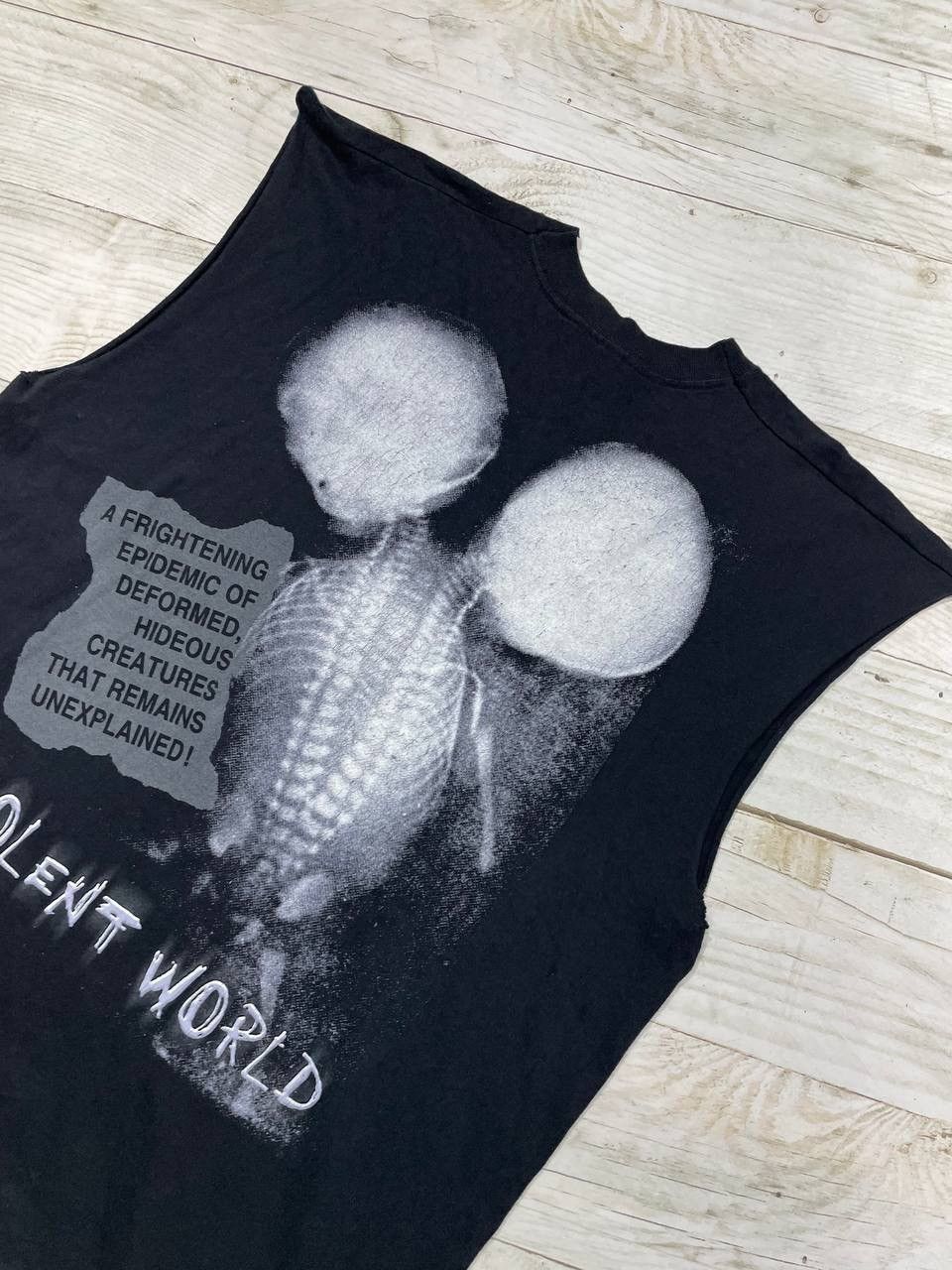 Band Tees Vintage Misfits Violent World 1999 Shirt Sleeveless Rock Y2K Size US XL / EU 56 / 4 - 10 Thumbnail