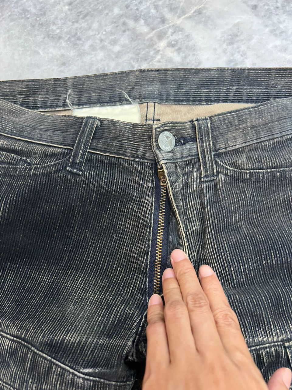 Final Home Final Home Corduroy Distressed Cargo Pants Size US 30 / EU 46 - 6 Thumbnail