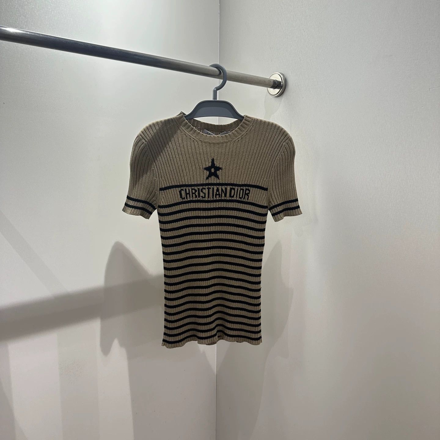 Christian Dior Monsieur Dior Sailor Striped SS Knit Top 40 Size M / US 6-8 / IT 42-44 - 1 Thumbnail