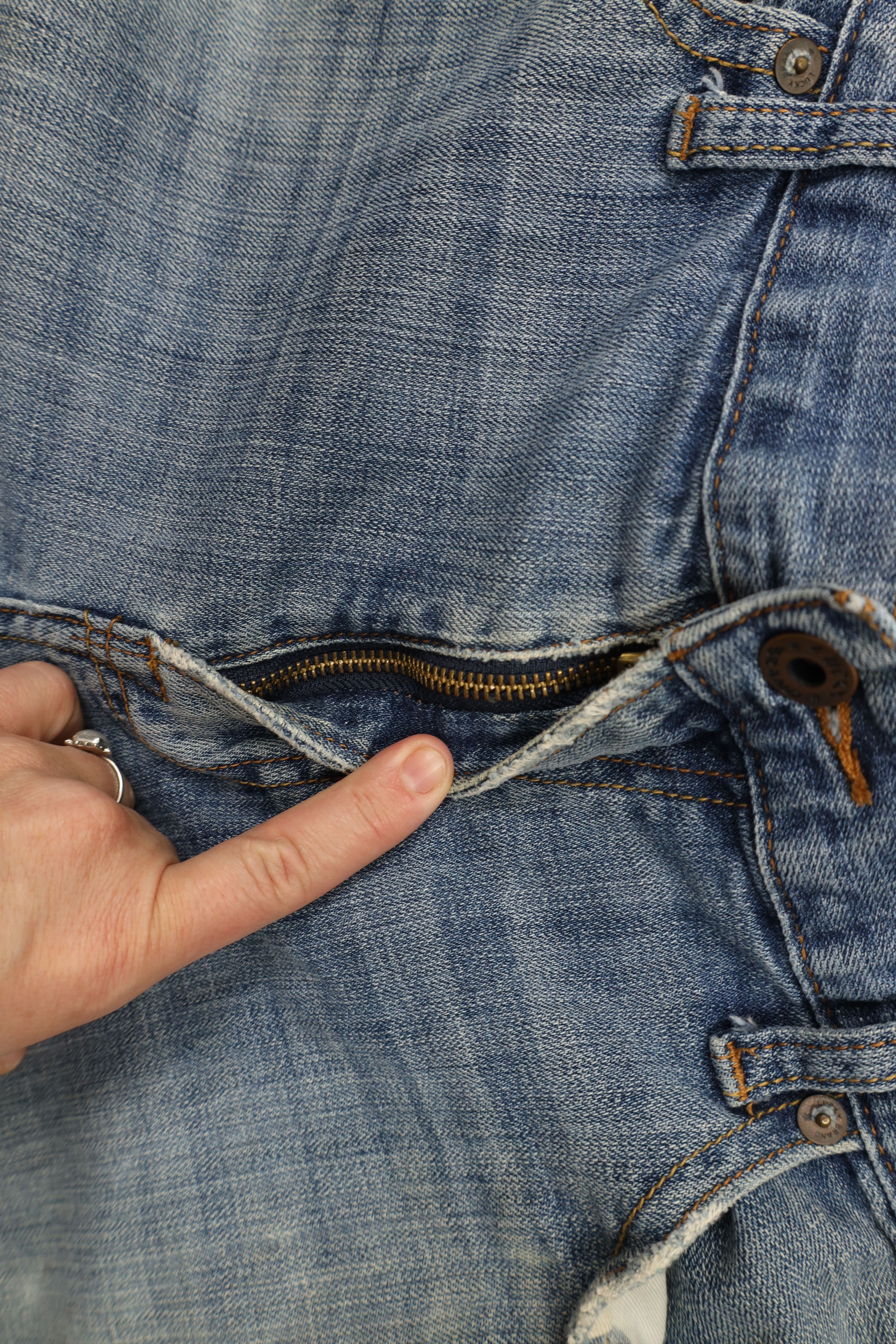 Vintage Vintage Y2K Lucky Brand Stretch 221 Original Straight Jeans Size US 38 / EU 54 - 7 Thumbnail