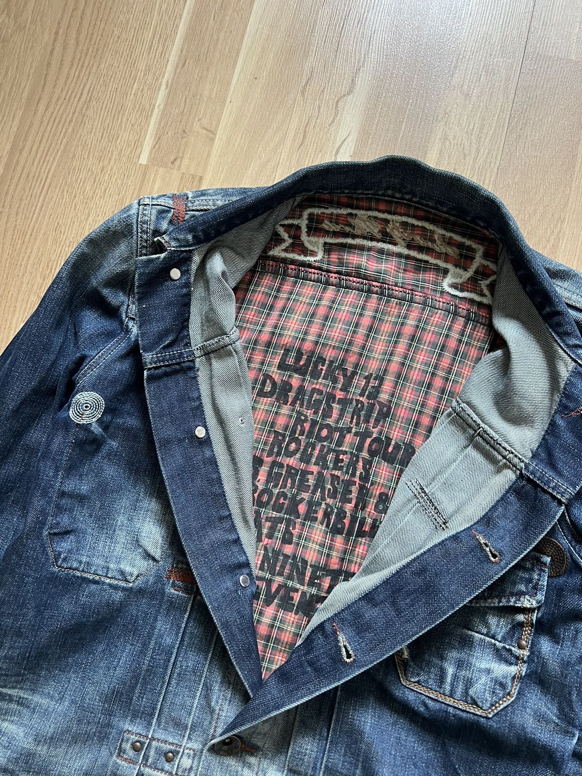 Pepe Jeans Vintage avant garde if six was nine style denim jacket 90s Size US M / EU 48-50 / 2 - 9 Thumbnail