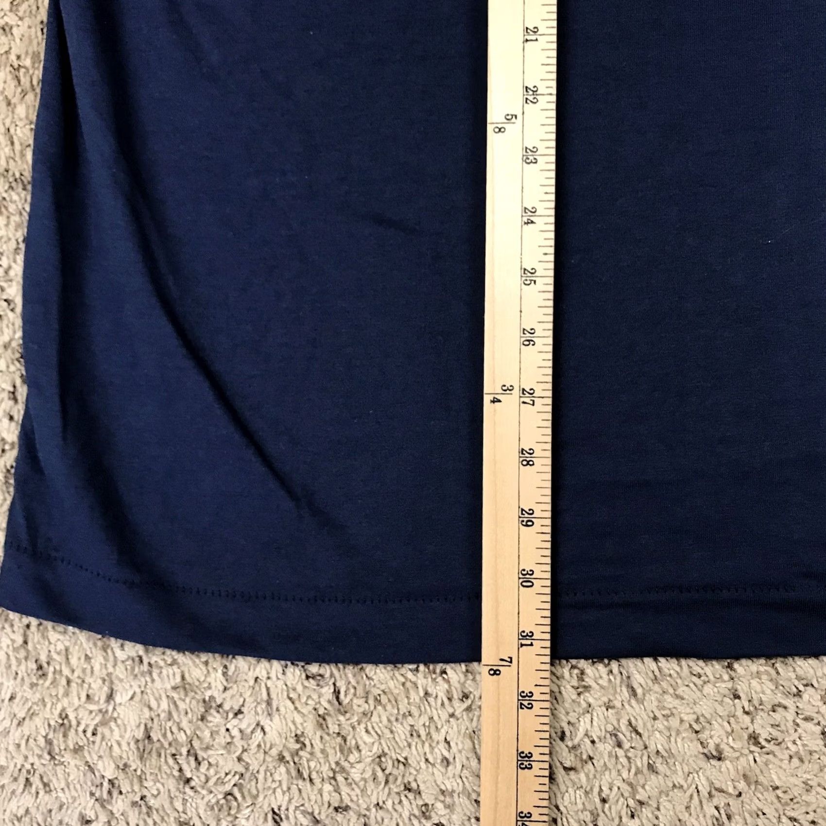 Fruit Of The Loom VINTAGE Fruit of the Loom T-Shirt Unisex Adults 2XL Navy Blue 50/50 Single Stitch 90s Made USA Size US XXL / EU 58 / 5 - 7 Thumbnail