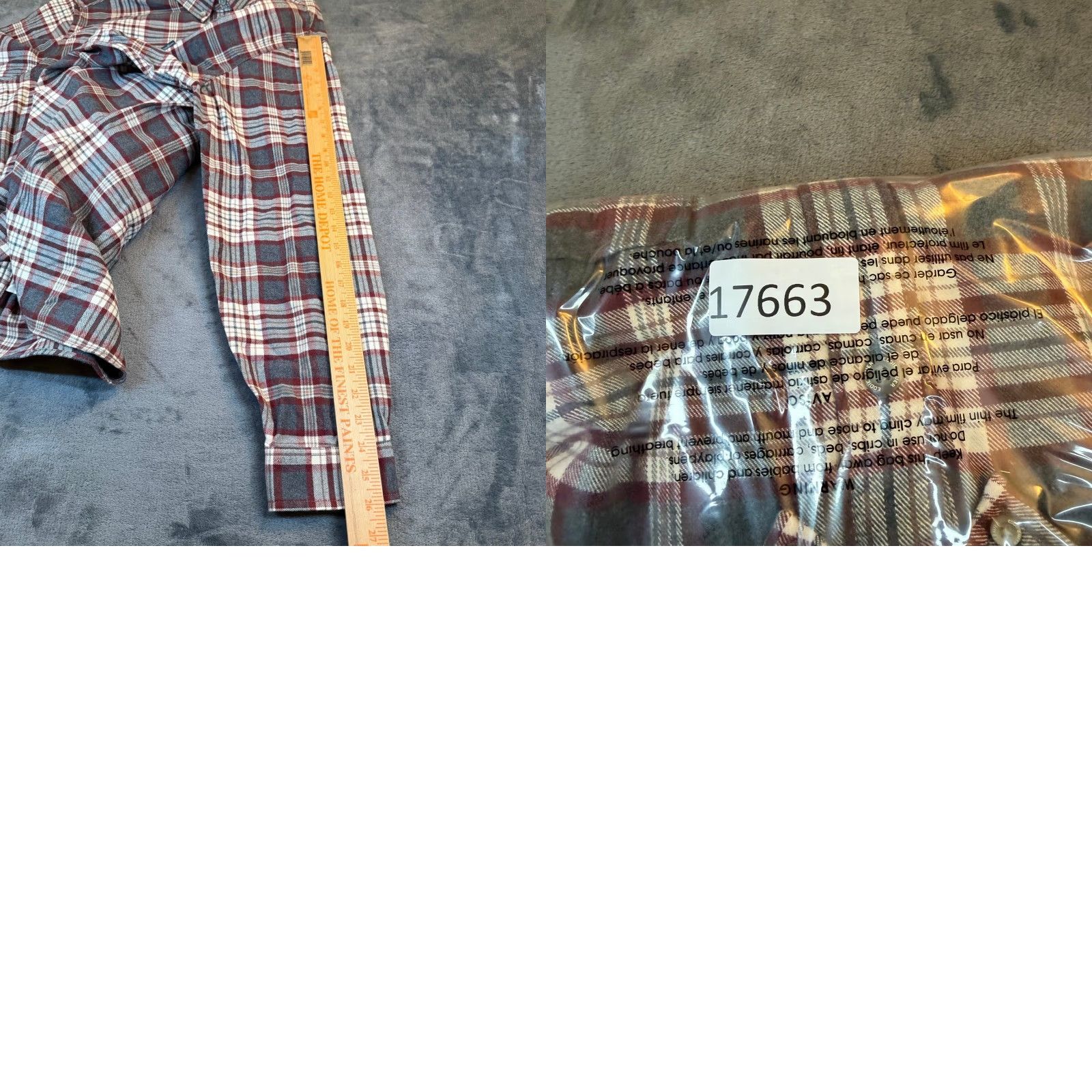 Eddie Bauer Eddie Bauer Shirt Flannel Plaid Burgundy Blue 2XL Cotton Button-Down Collar Long Sleeve Mens Size US XXL / EU 58 / 5 - 8 Thumbnail