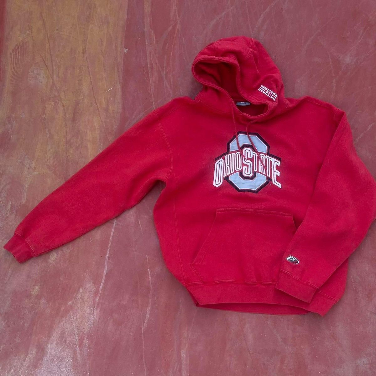 Vintage Vintage Pro Player Ohio State Patch Work Hoodie Size US L / EU 52-54 / 3 - 5 Thumbnail
