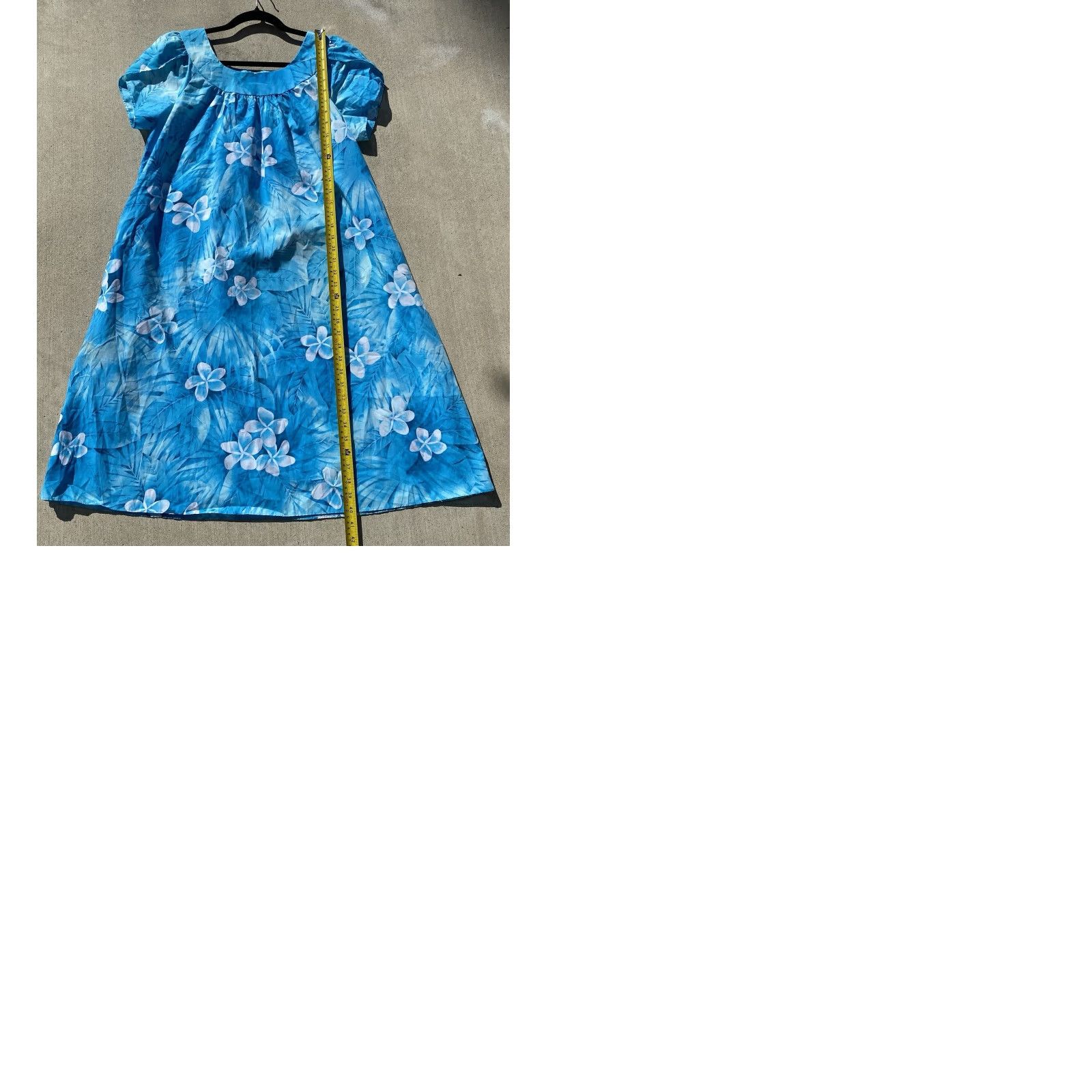 Vintage VINTAGE Royal Creations Made In Hawaii Muumuu Mumu Hawaiian Dress Tiki Aloha Size M Blue Cotton Blend Floral Sun/Beach Hawaiian M Womens Size M / US 6-8 / IT 42-44 - 12 Thumbnail
