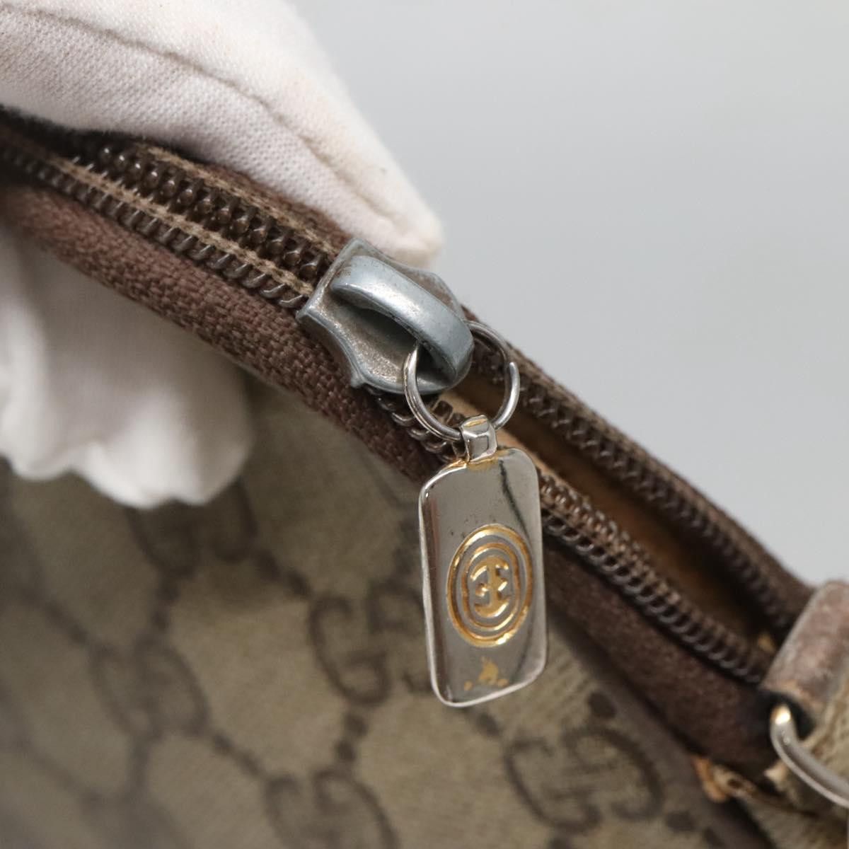 Gucci GUCCI GG Supreme Shoulder Bag Pvc Beige Gold 56 02 068 Size ONE SIZE - 15 Thumbnail