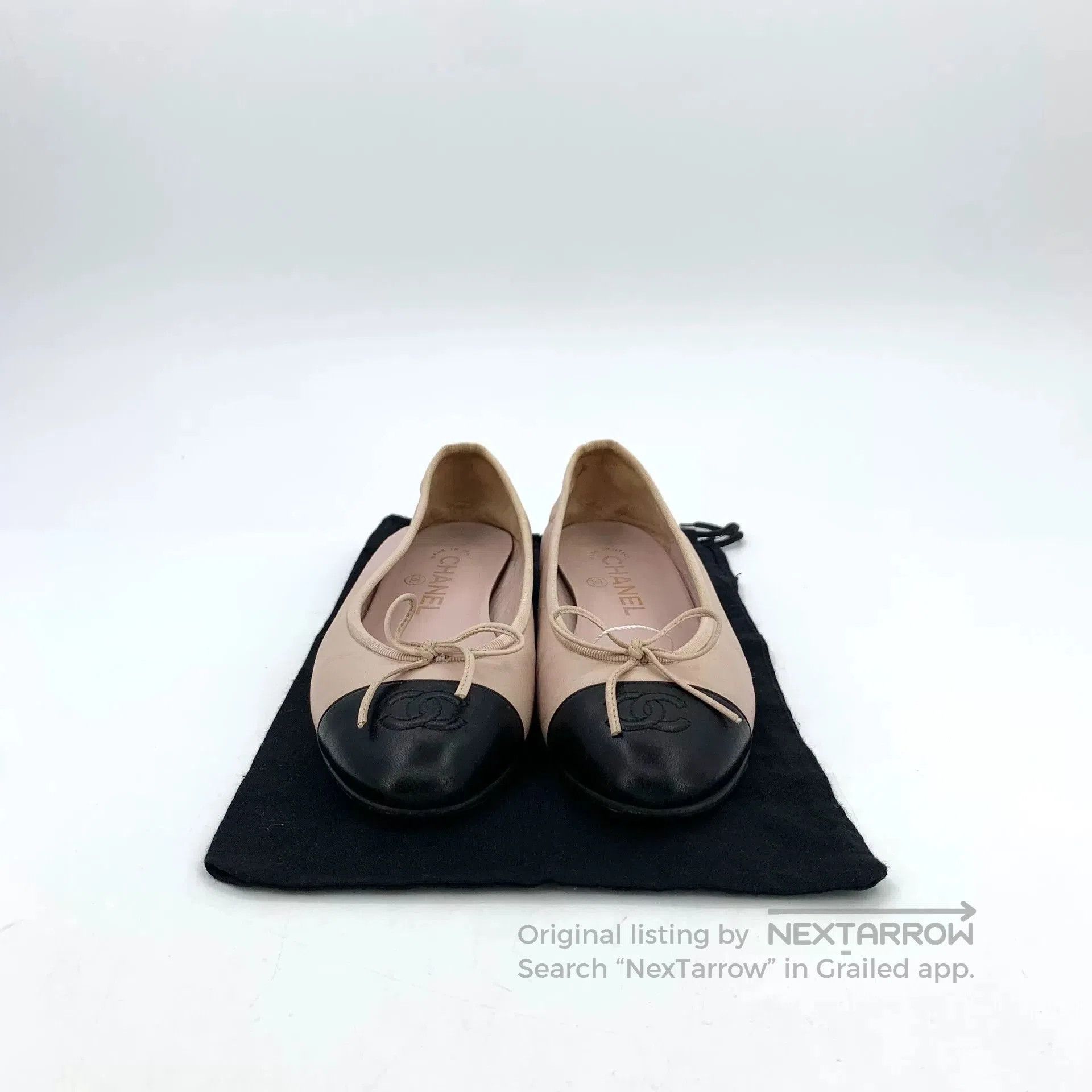 Chanel Chanel Pink Bow Casual Flat Shoes. Size US 8 / IT 38 - 9 Thumbnail