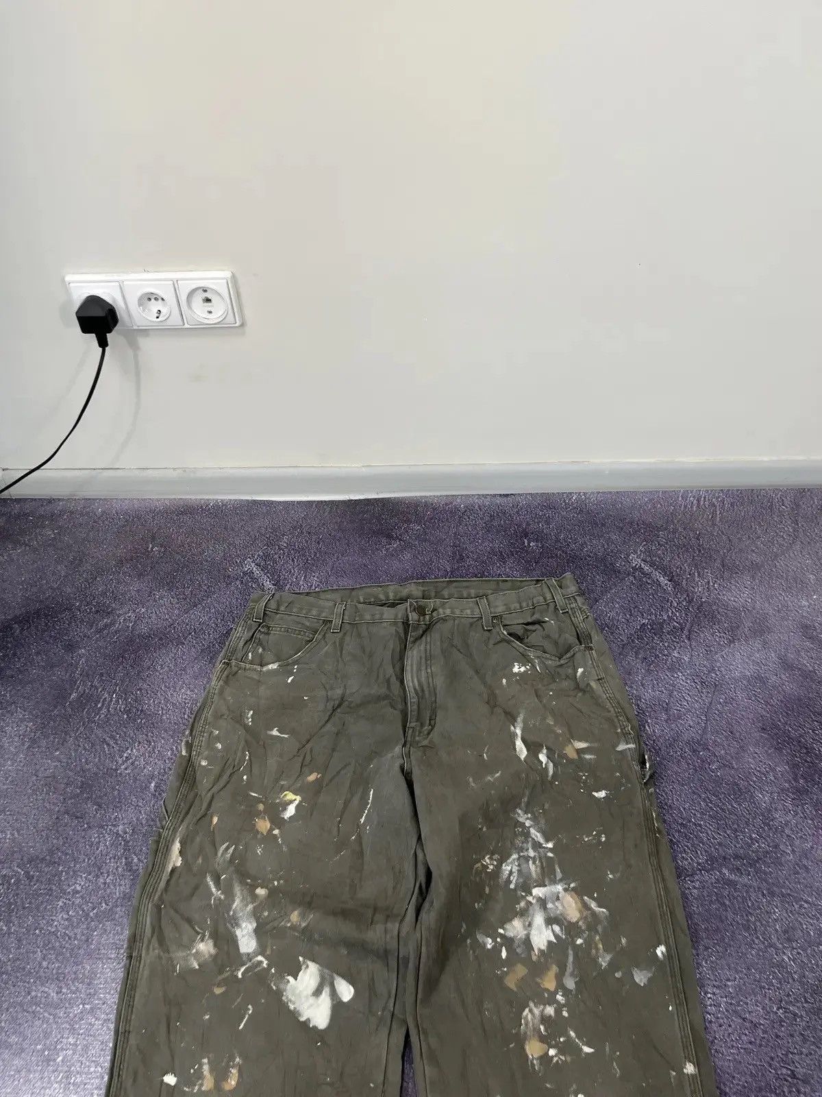 Dickies Vintage Dickies Painted American Work Hype Baggy Pants Size US 38 / EU 54 - 9 Thumbnail
