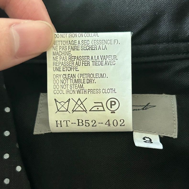 Yohji Yamamoto Yohji Yamamoto Yohji Yamamoto Silk Shirt with Suspender De Size US M / EU 48-50 / 2 - 4 Thumbnail