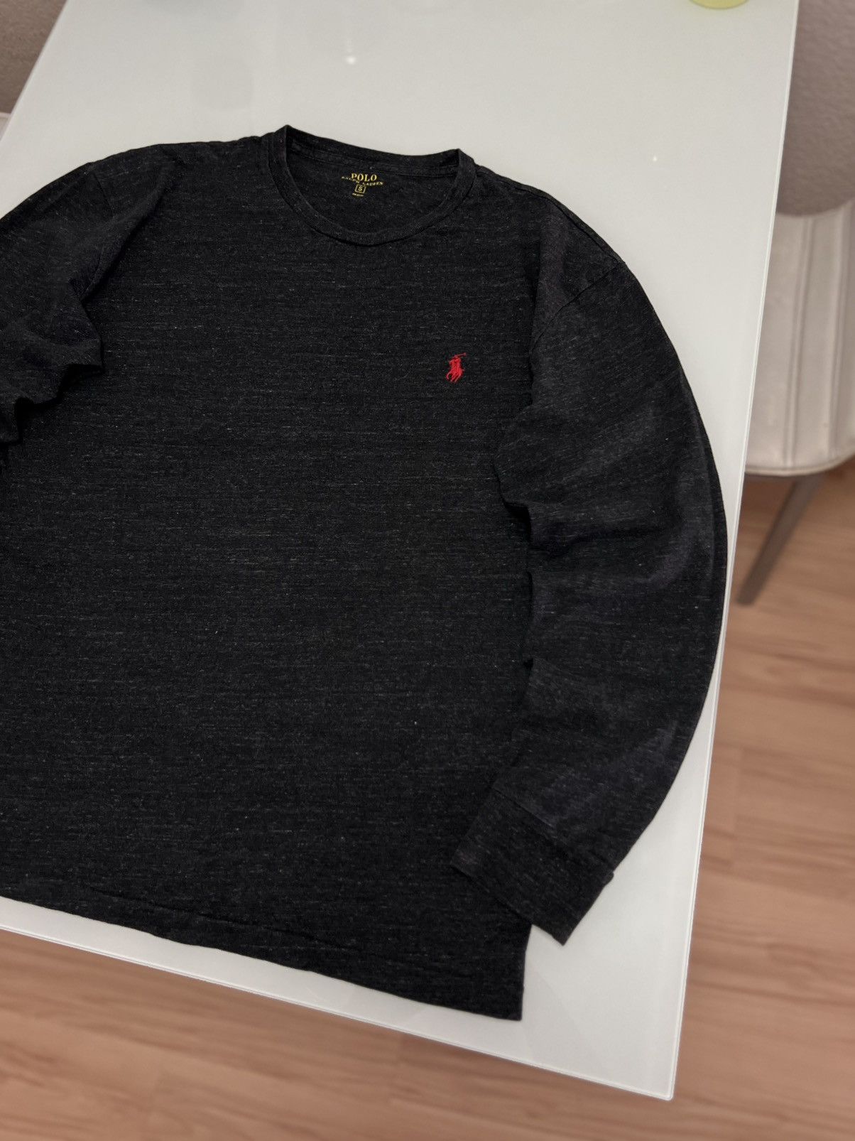 Polo Ralph Lauren Vintage Polo Ralph Lauren Long Sleeve Dark Grey Size US S / EU 44-46 / 1 - 2 Thumbnail