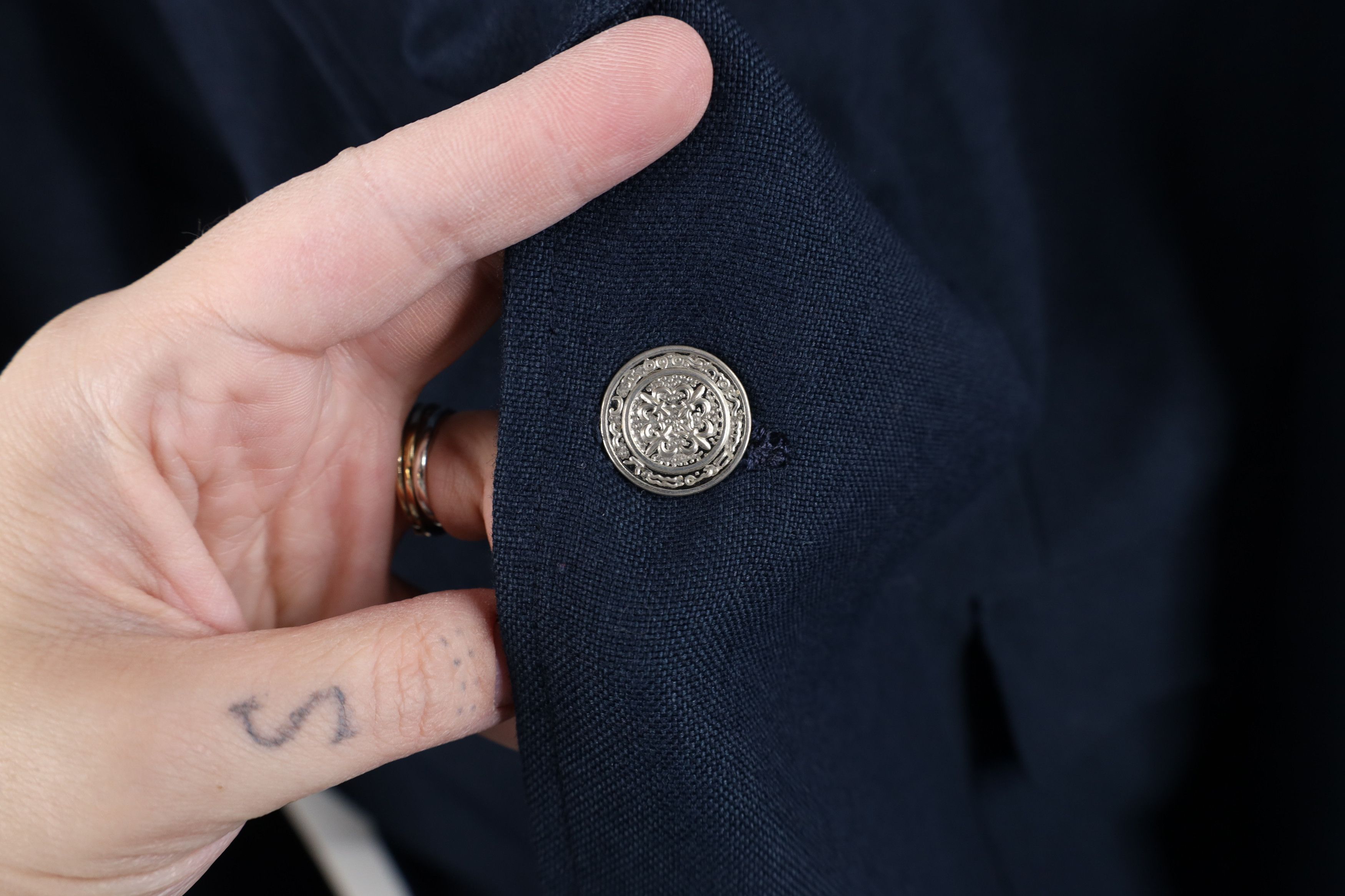 Vintage Vintage 90s Streetwear Button Suit Coat Blazer Jacket Blue Size US XXL / EU 58 / 5 - 7 Thumbnail
