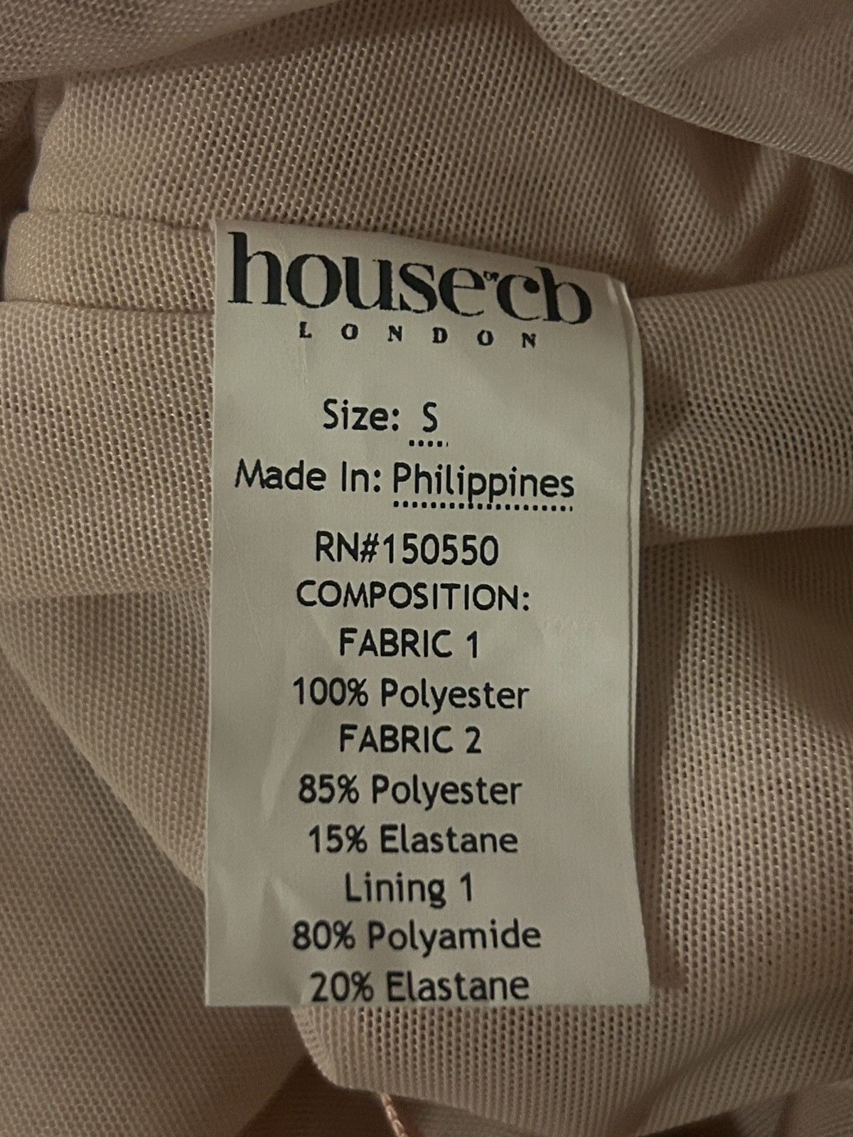 House of CB House of CB FREYJA Satin Ruched Long Sleeve Body-Con Dress Size S / US 4 / IT 40 - 5 Thumbnail