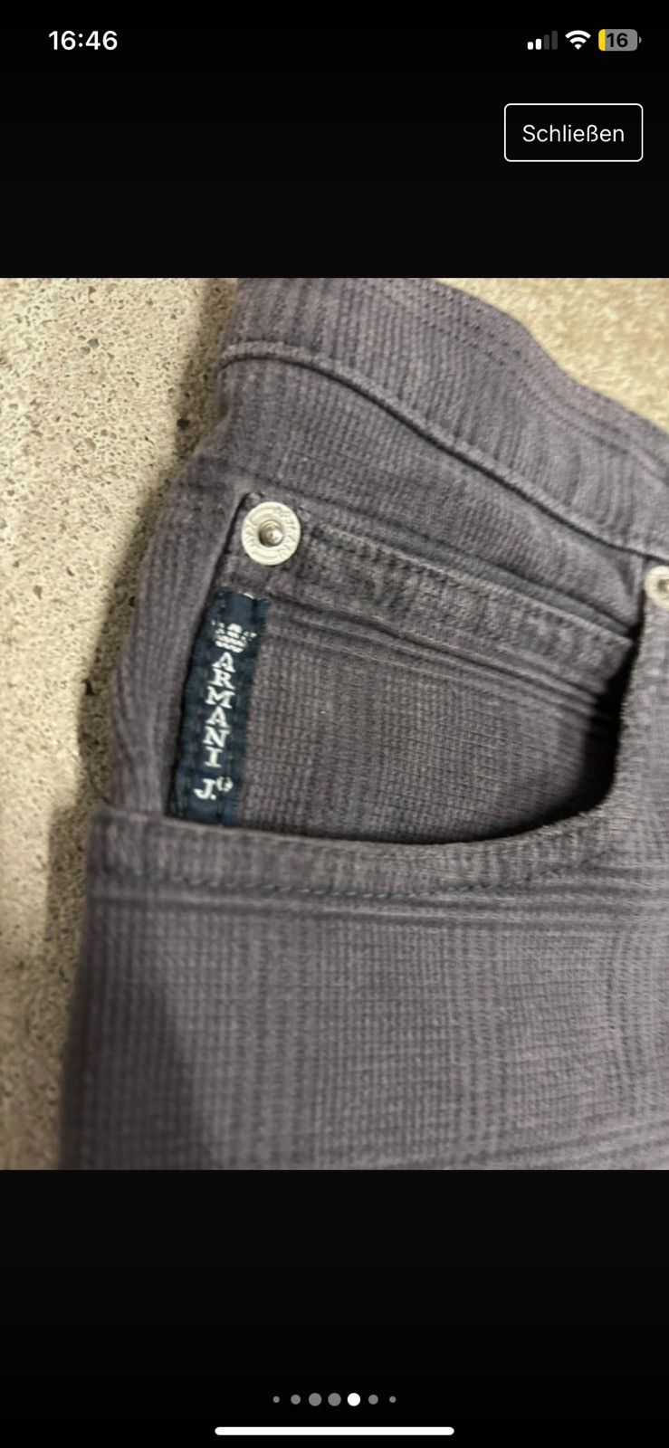 Armani Armani Jeans with Design | Size 29 Size US 29 - 6 Thumbnail