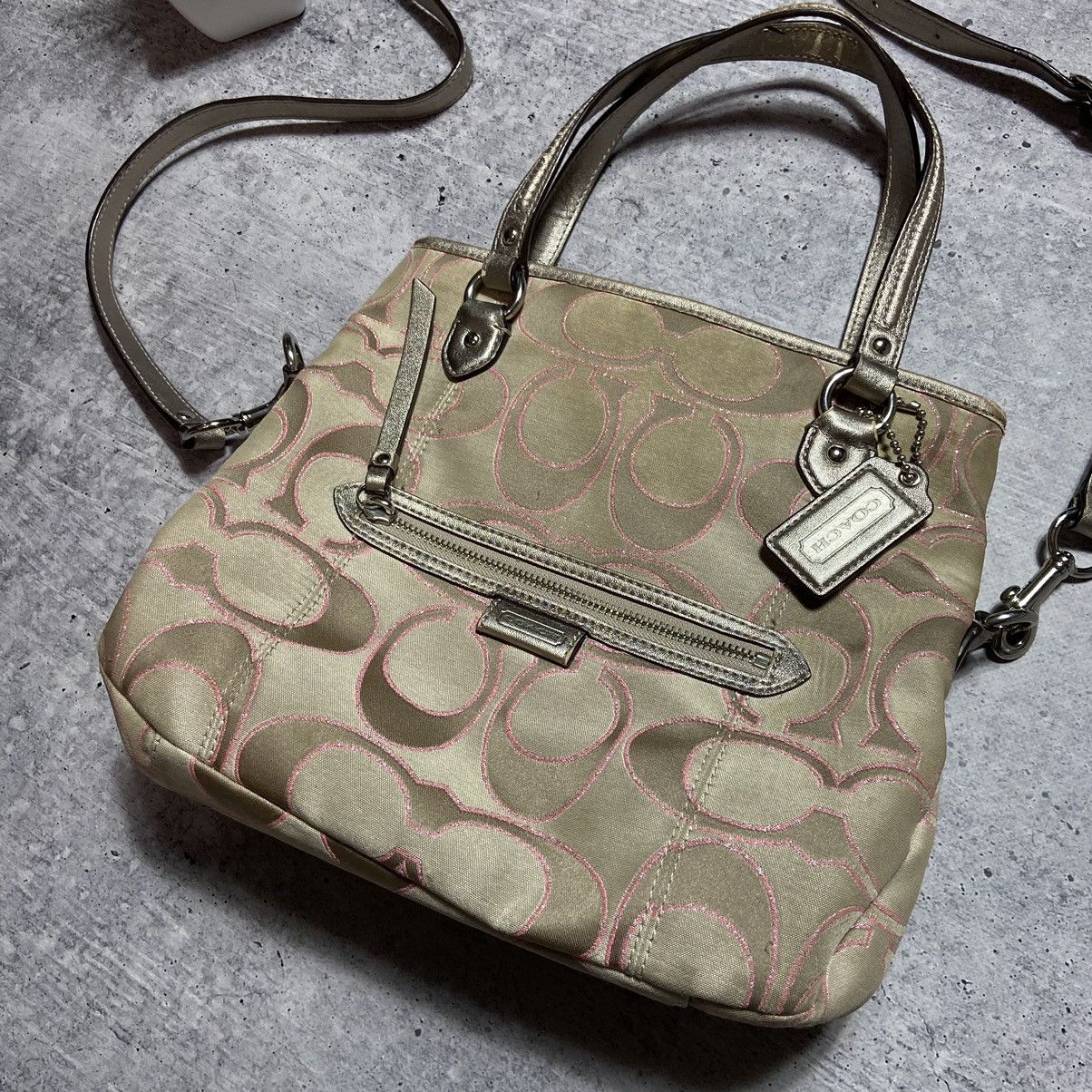 Coach × Designer 📌 Crazy Coach Y2K Monogram Shoulder Bag Size ONE SIZE - 2 Thumbnail