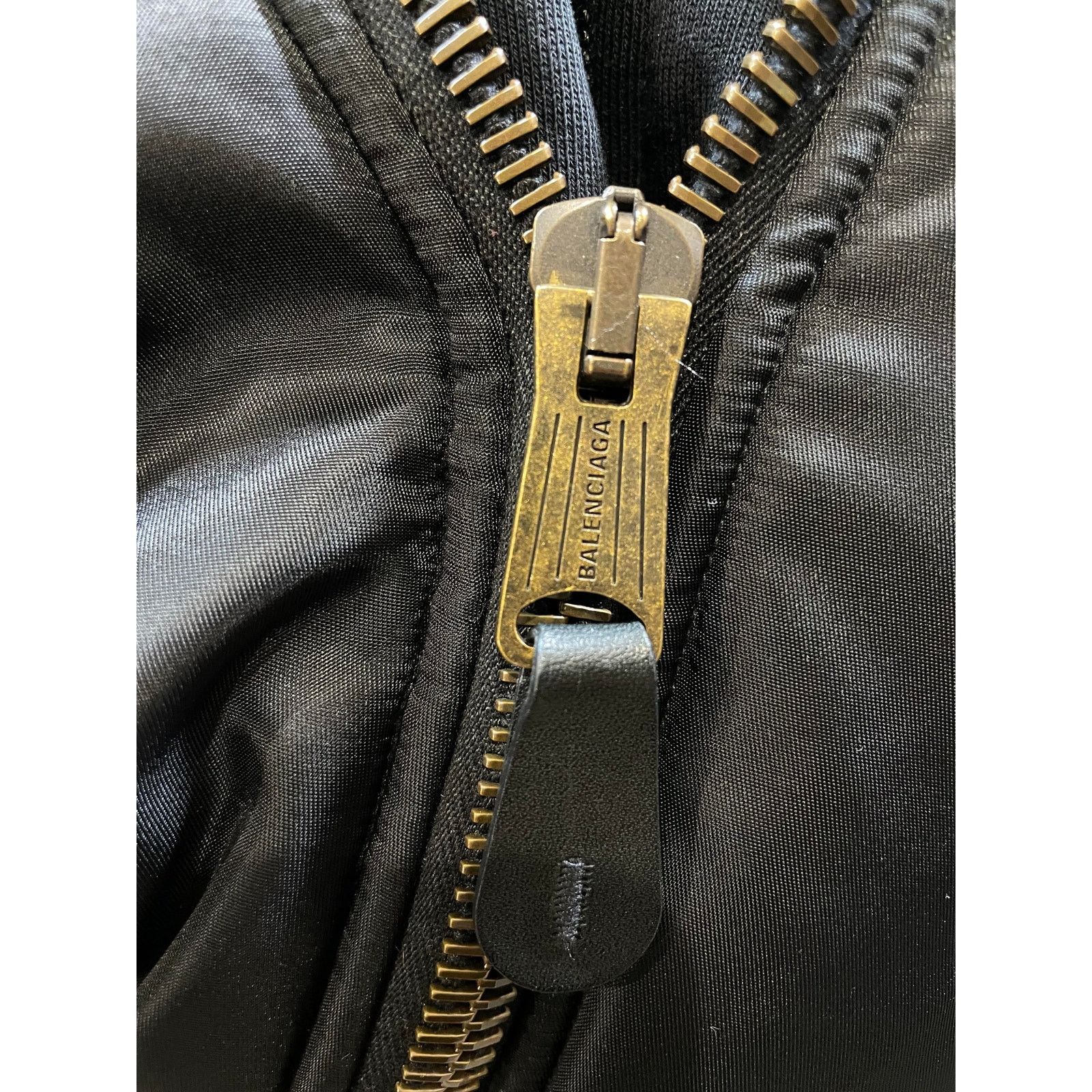 Balenciaga Balenciaga All In Hybrid Black Bomber Jacket Size US M / EU 48-50 / 2 - 12 Thumbnail
