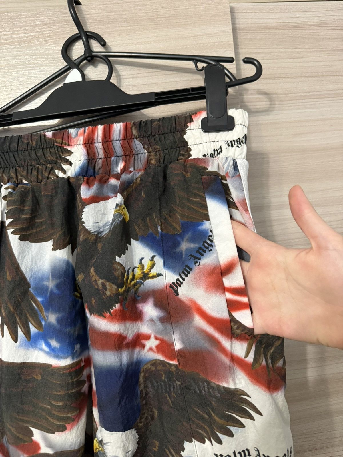 Palm Angels Palm Angels Track Pants Eagles America USA Design Trousers Size US 36 / EU 52 - 8 Thumbnail