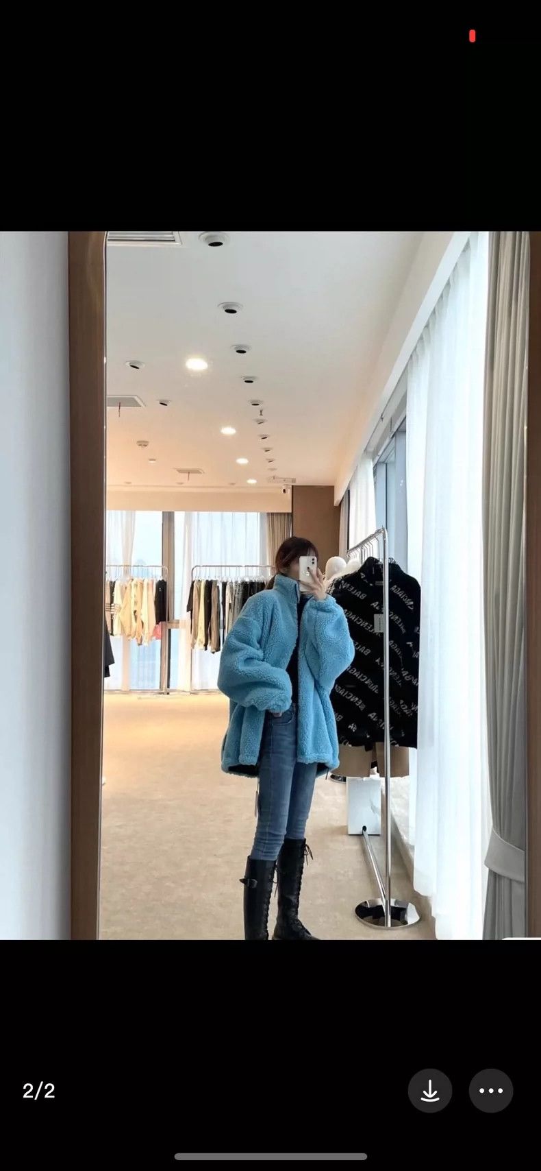 Balenciaga Balenciaga size 36 Light Blue Teddy Size M / US 6-8 / IT 42-44 - 6 Thumbnail