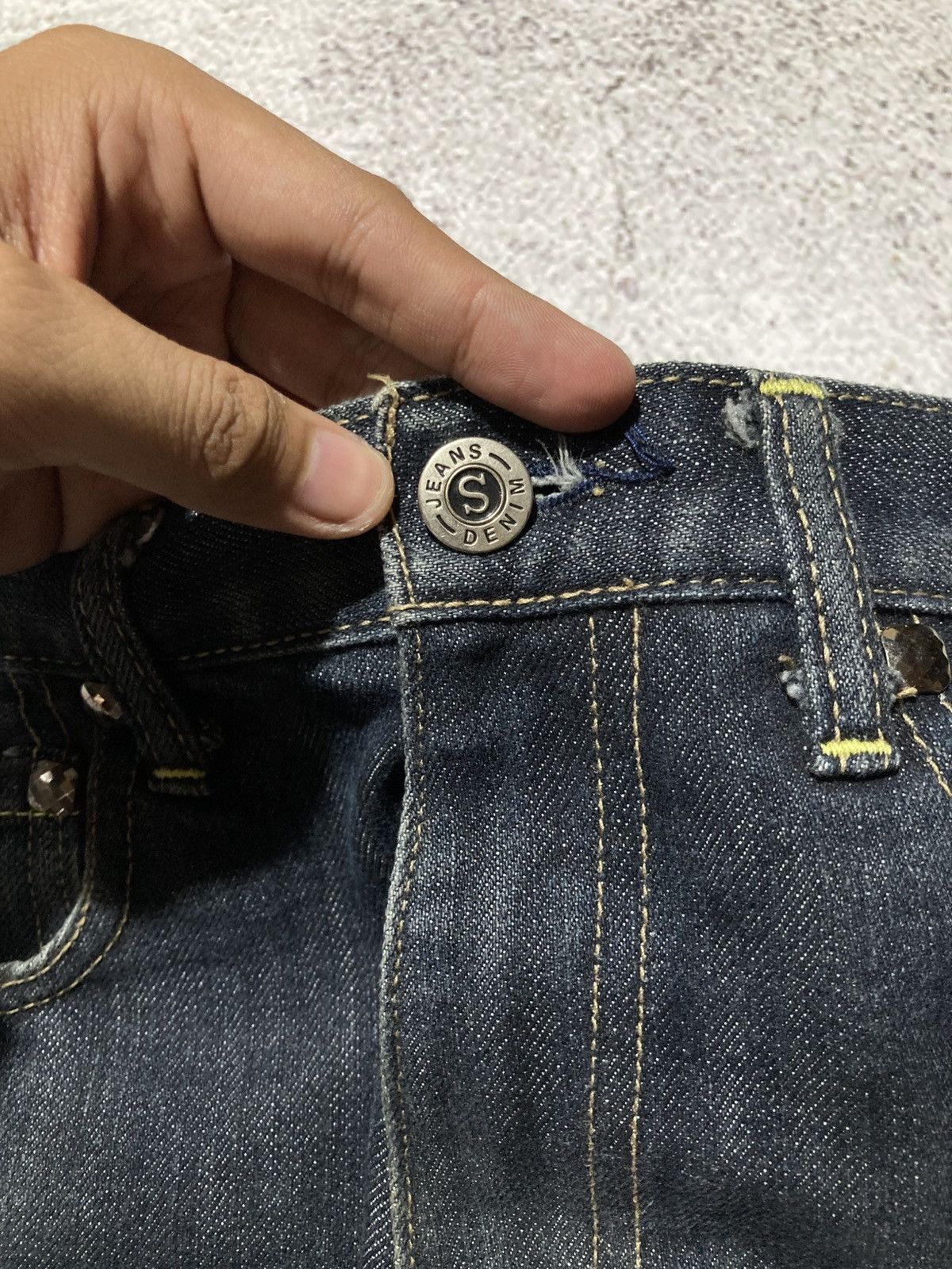 Japanese Brand 2000s Sugoi Tatto Embroidery Dragon Tiger Denim Jeans Size US 29 - 16 Thumbnail