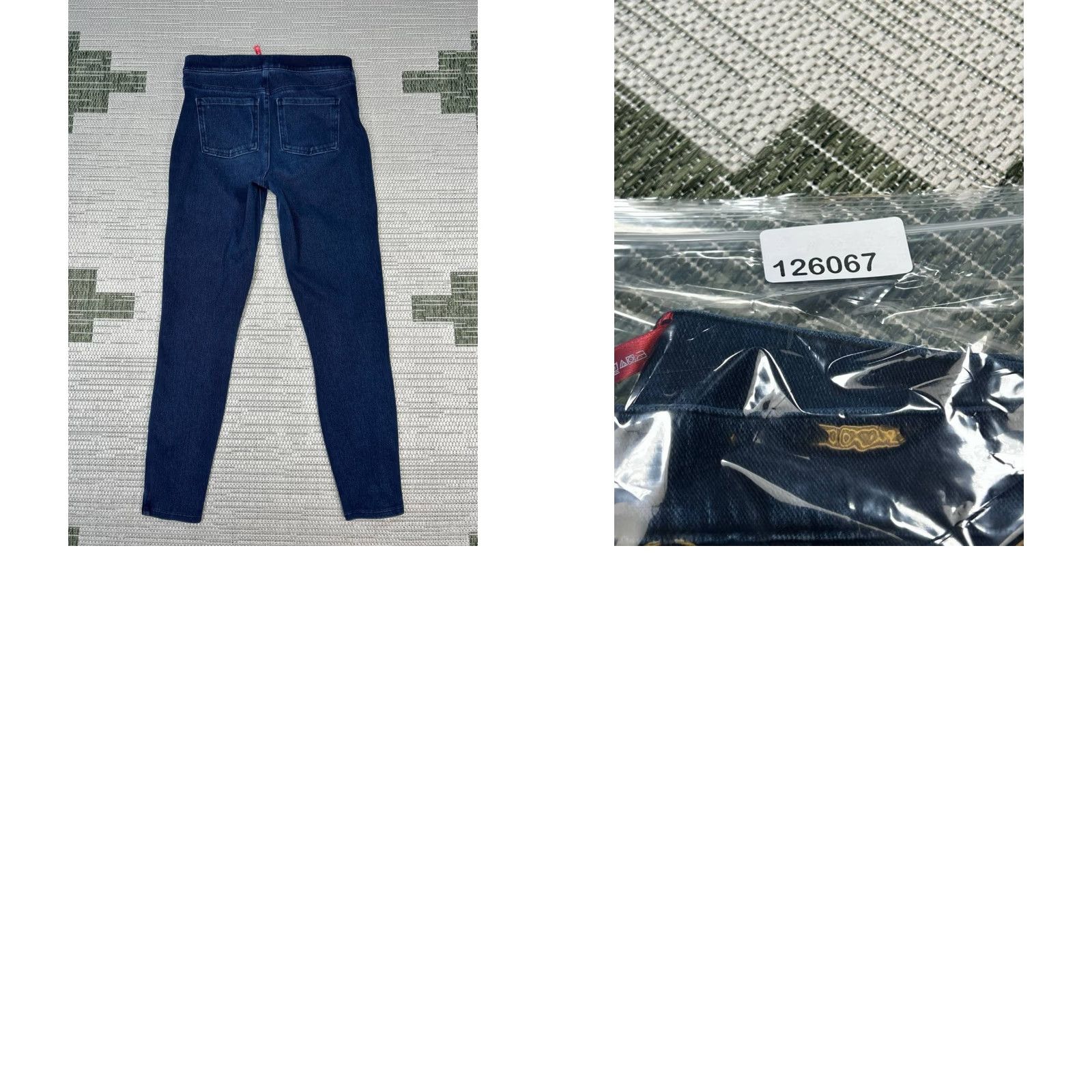 Spanx Spanx Jeggings Womens Medium Dark Wash Denim Pull On Size 32" / US 10 / IT 46 - 8 Thumbnail