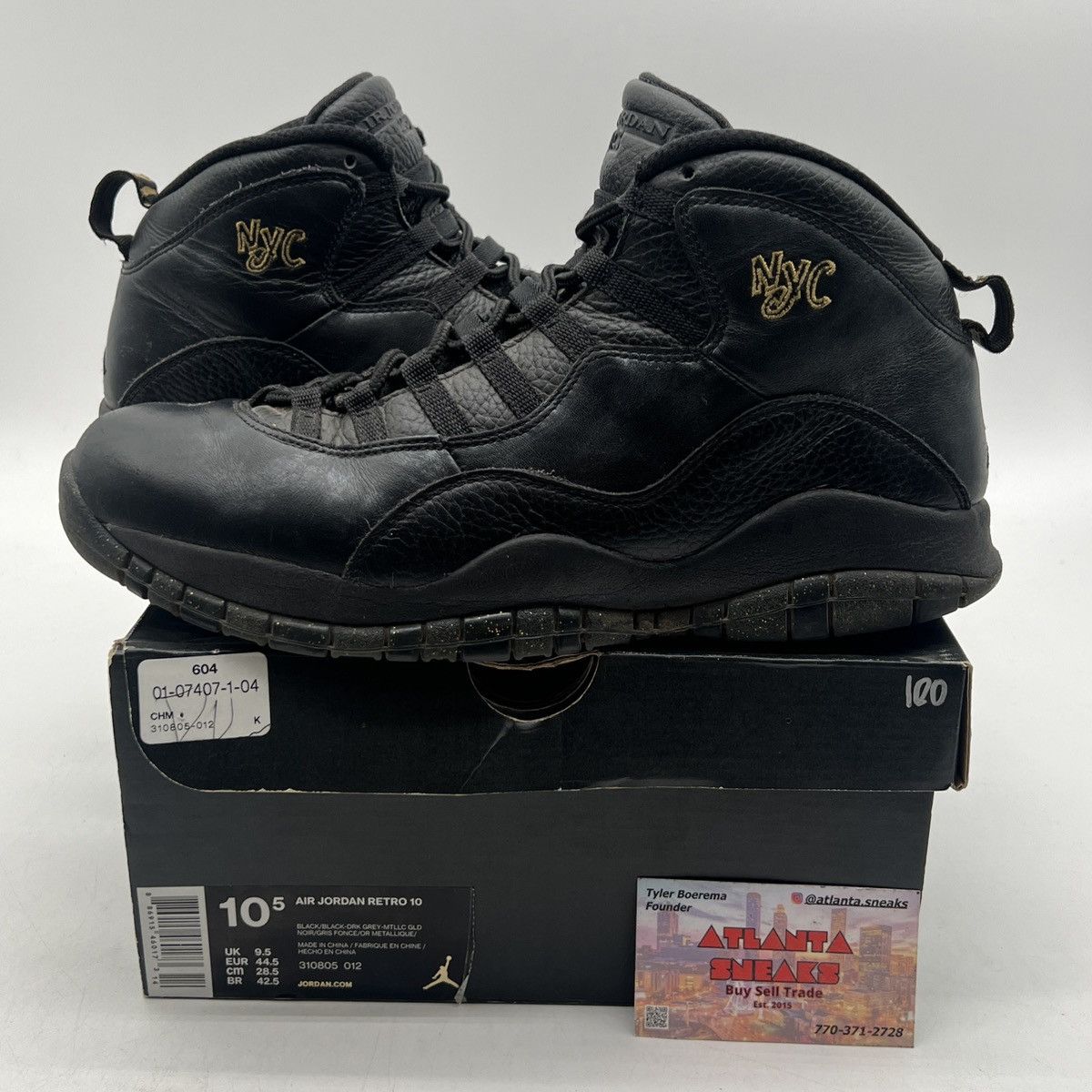 Jordan Brand Air Jordan 10 NYC Size US 10.5 / EU 43-44 - 1 Thumbnail