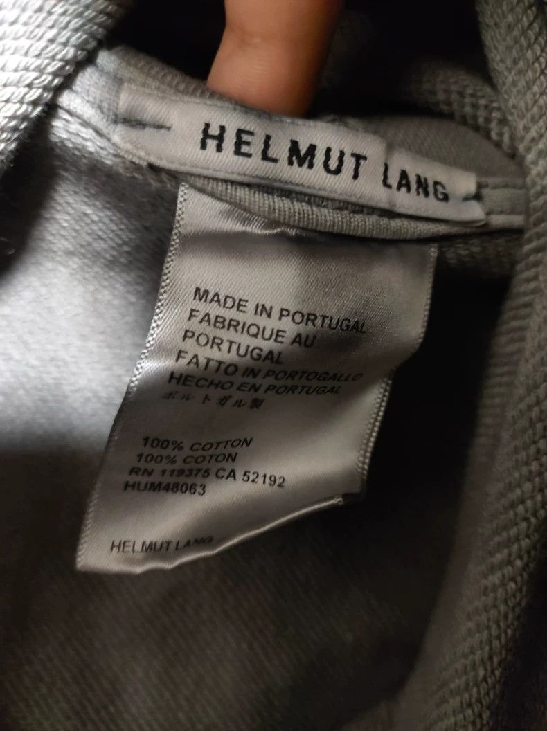 Helmut Lang Helmut Lang Dirty wash charcoal burning printing thick gram Size US M / EU 48-50 / 2 - 5 Thumbnail