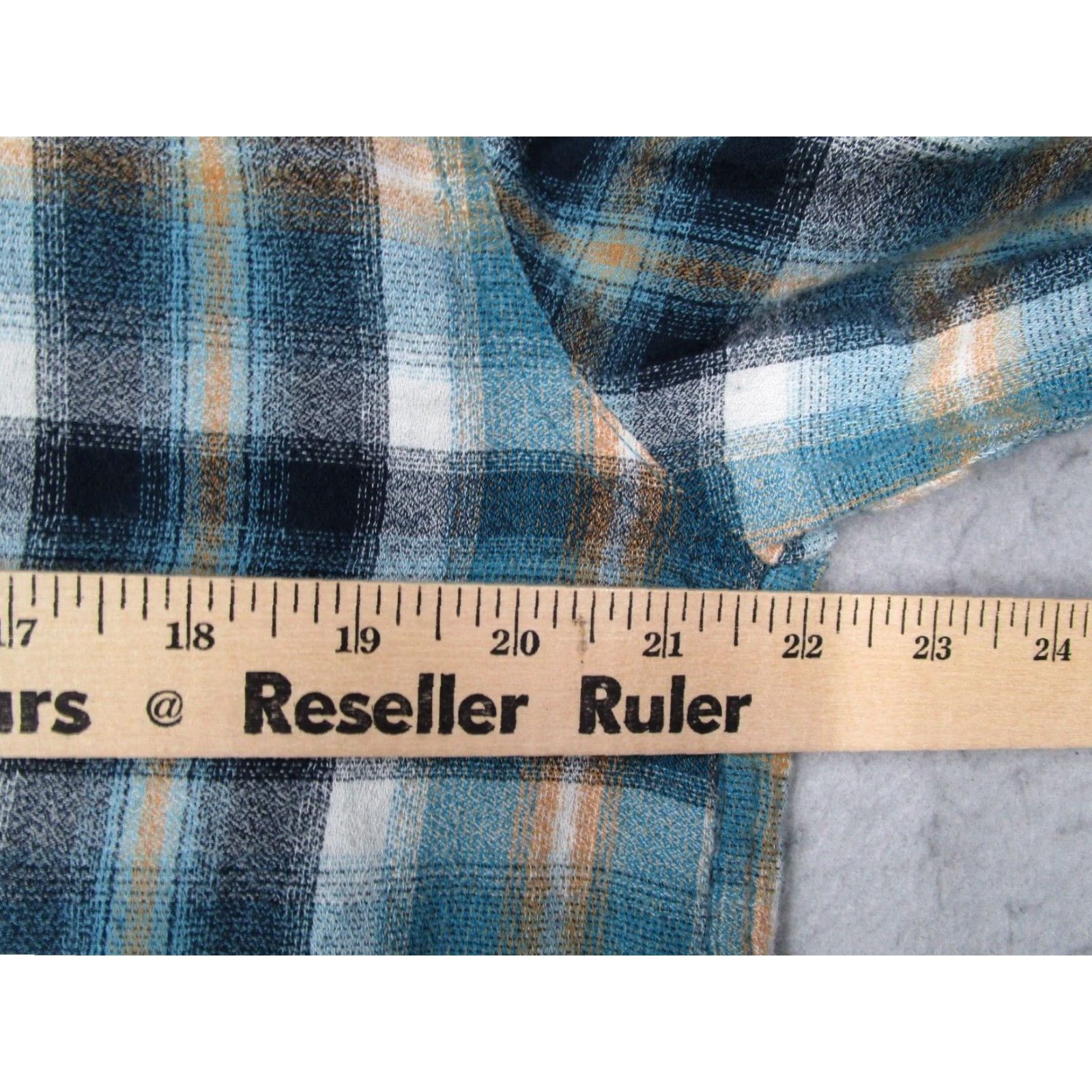 Roark VINTAGE Roark Revival Men's Shirt XL Blue Plaid Flannel Button-Up Casual Long Sleeve Size US XL / EU 56 / 4 - 7 Thumbnail