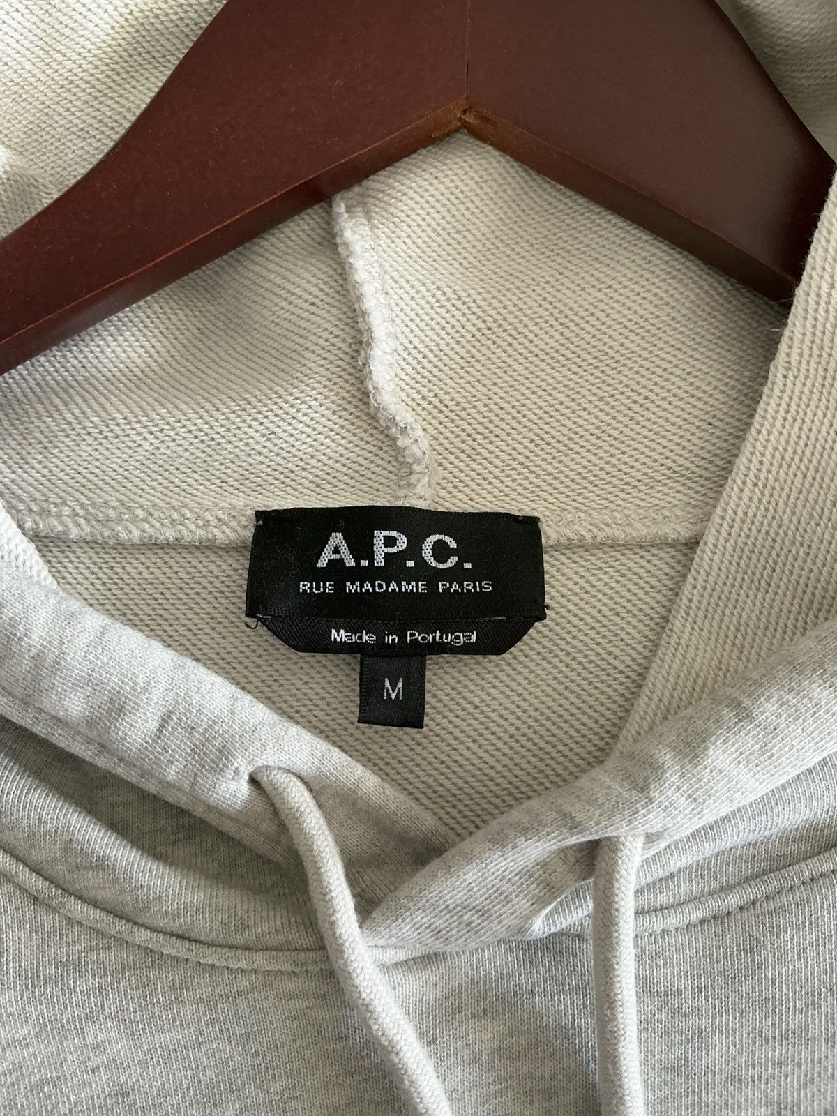 A.P.C. A.P.C. Marvin Logo Hoodie Gray Size M Size US M / EU 48-50 / 2 - 4 Thumbnail