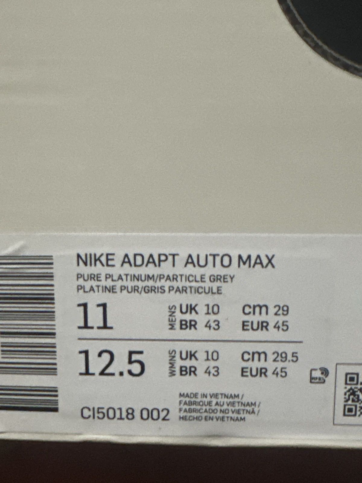 Other Nike adapt auto max Size US 11 / EU 44 - 2 Thumbnail