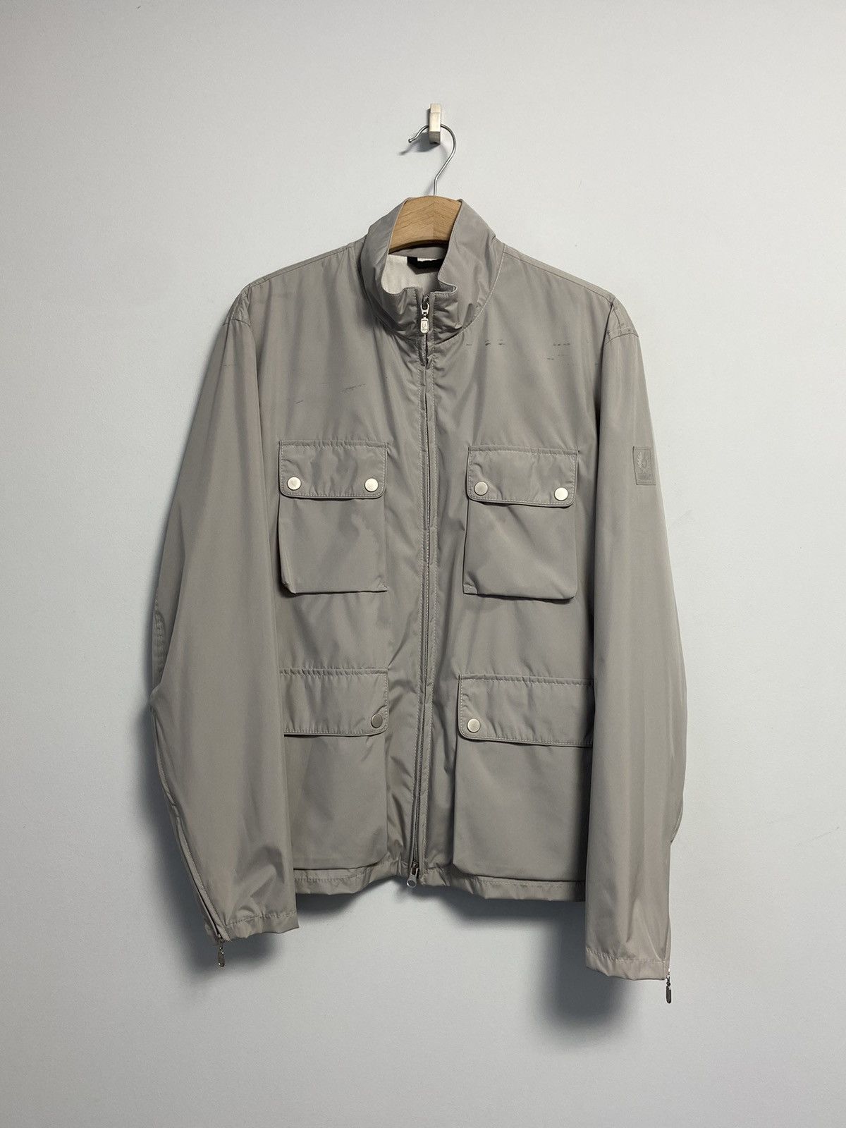 Belstaff Belstaff Silver Label Nylon Light Jacket Vintage y2k metal Size US L / EU 52-54 / 3 - 1 Thumbnail
