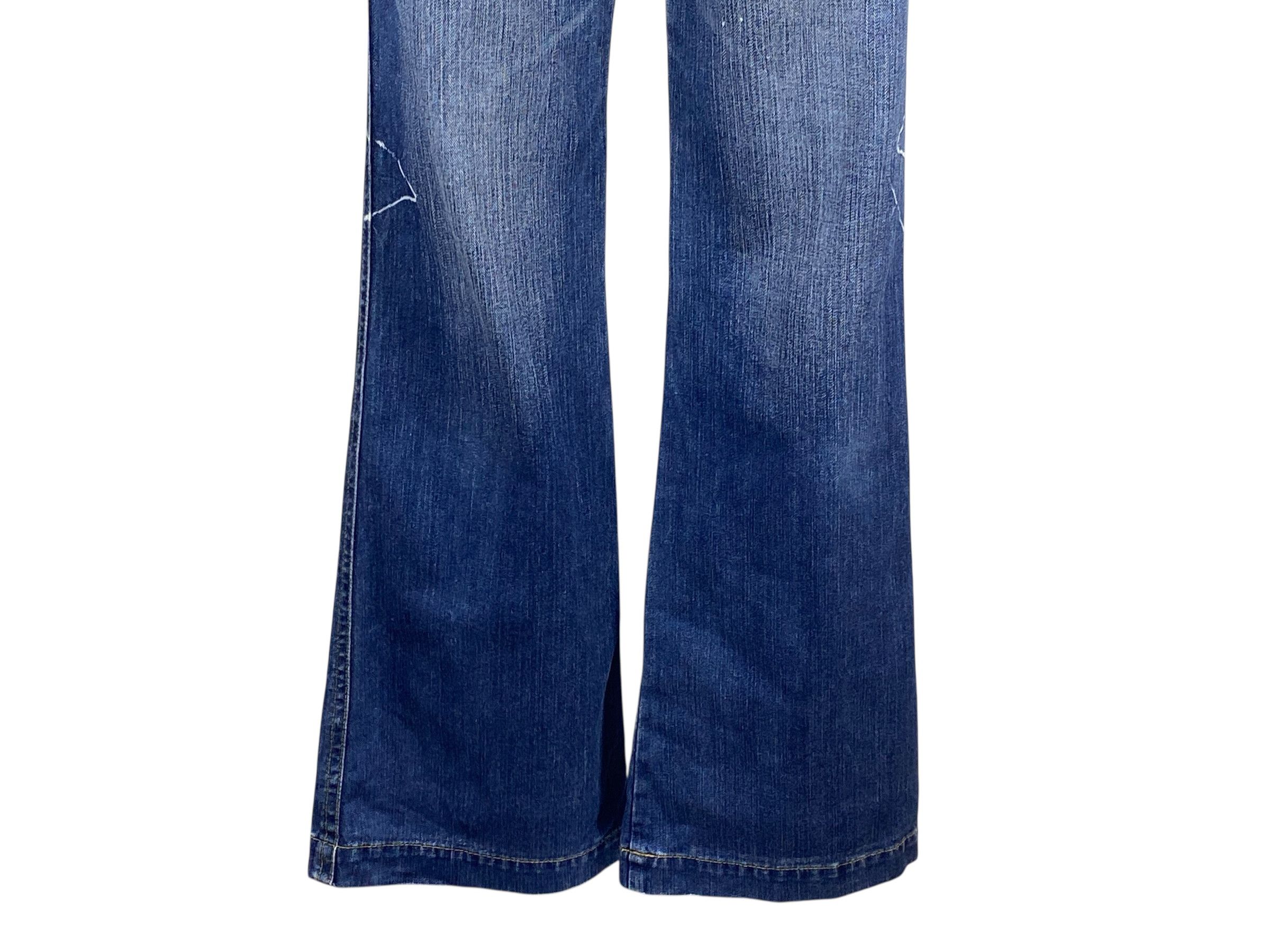 Japanese Brand Japanese Dear Heart Low Rise Flare Pants Vintage 90s Rare Size 25" / US 0 / IT 36 - 5 Thumbnail