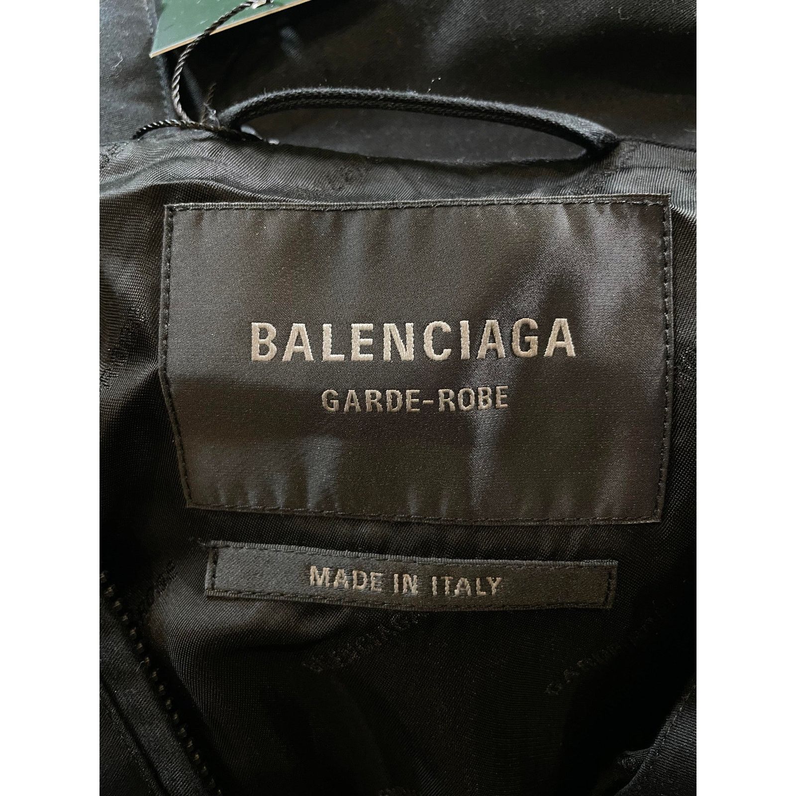 Balenciaga Balenciaga Cotton Shell Black Jacket Size US S / EU 44-46 / 1 - 5 Thumbnail