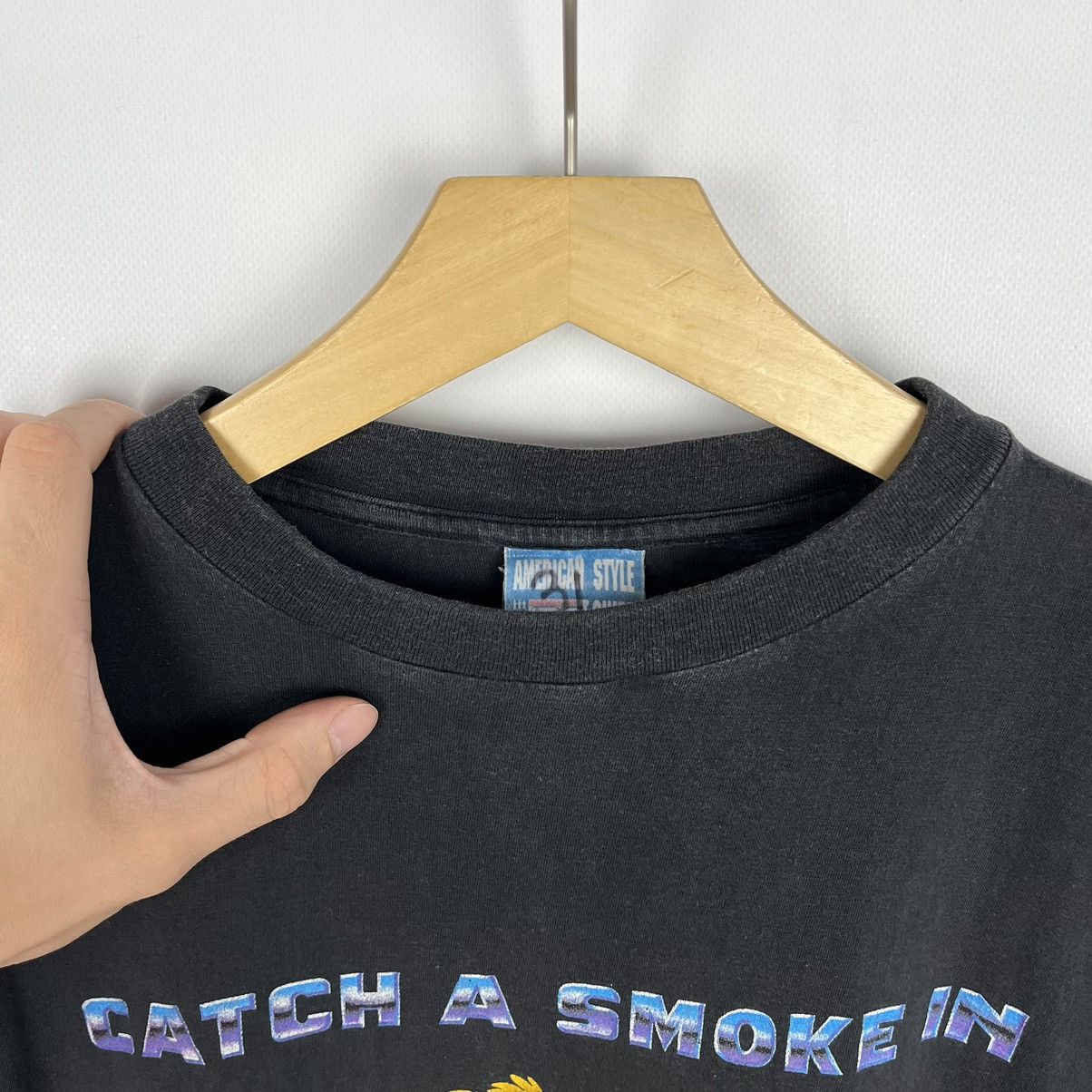 Other Vintage Catch a smoke in Amsterdam 4:20 weed tee 90’s Size US L / EU 52-54 / 3 - 17 Thumbnail