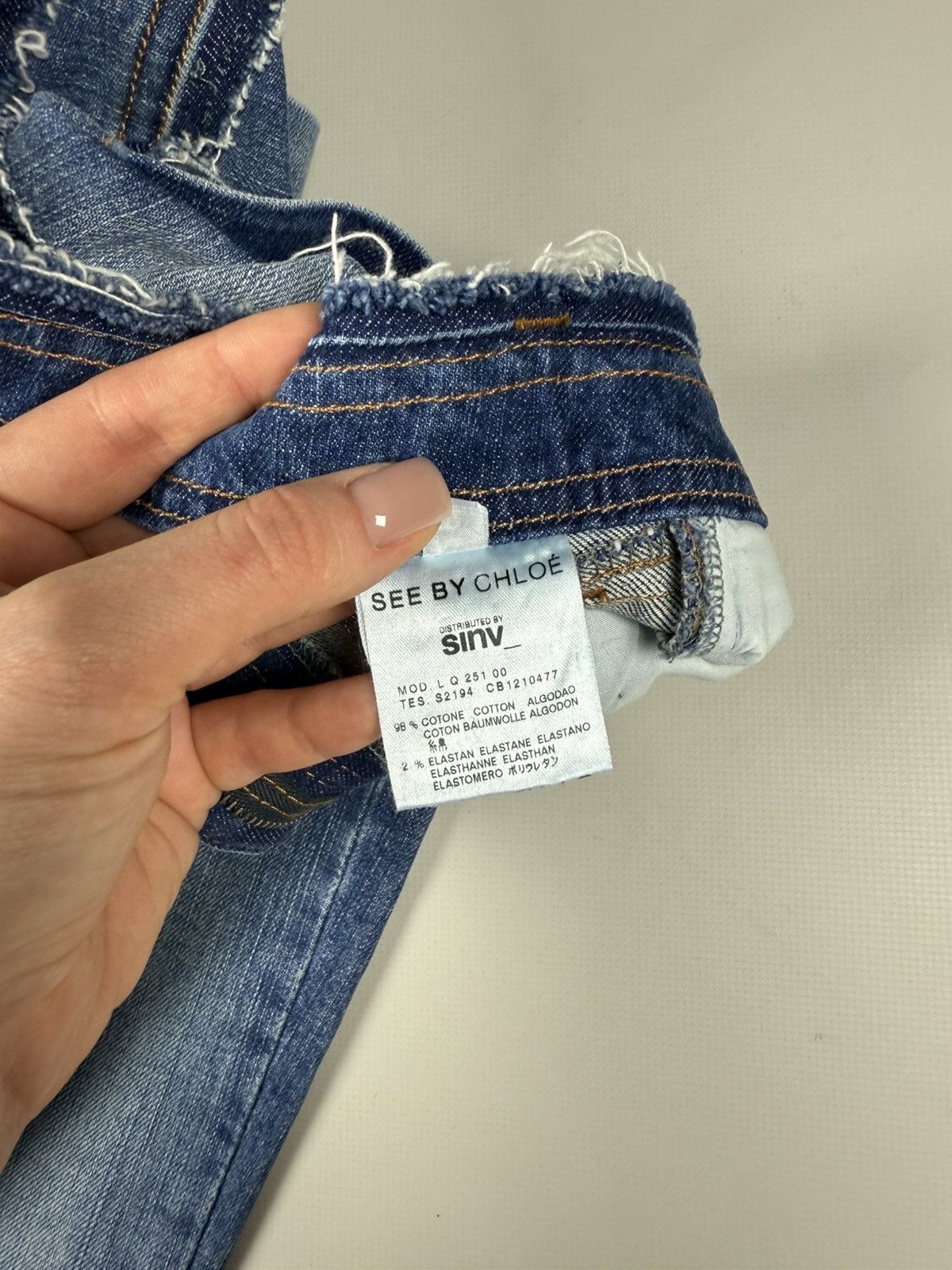 Chloe × See by Chloe See By Chloe Ladies Designer Denim Jeans Size 26 Size 26" / US 2 / IT 38 - 13 Thumbnail