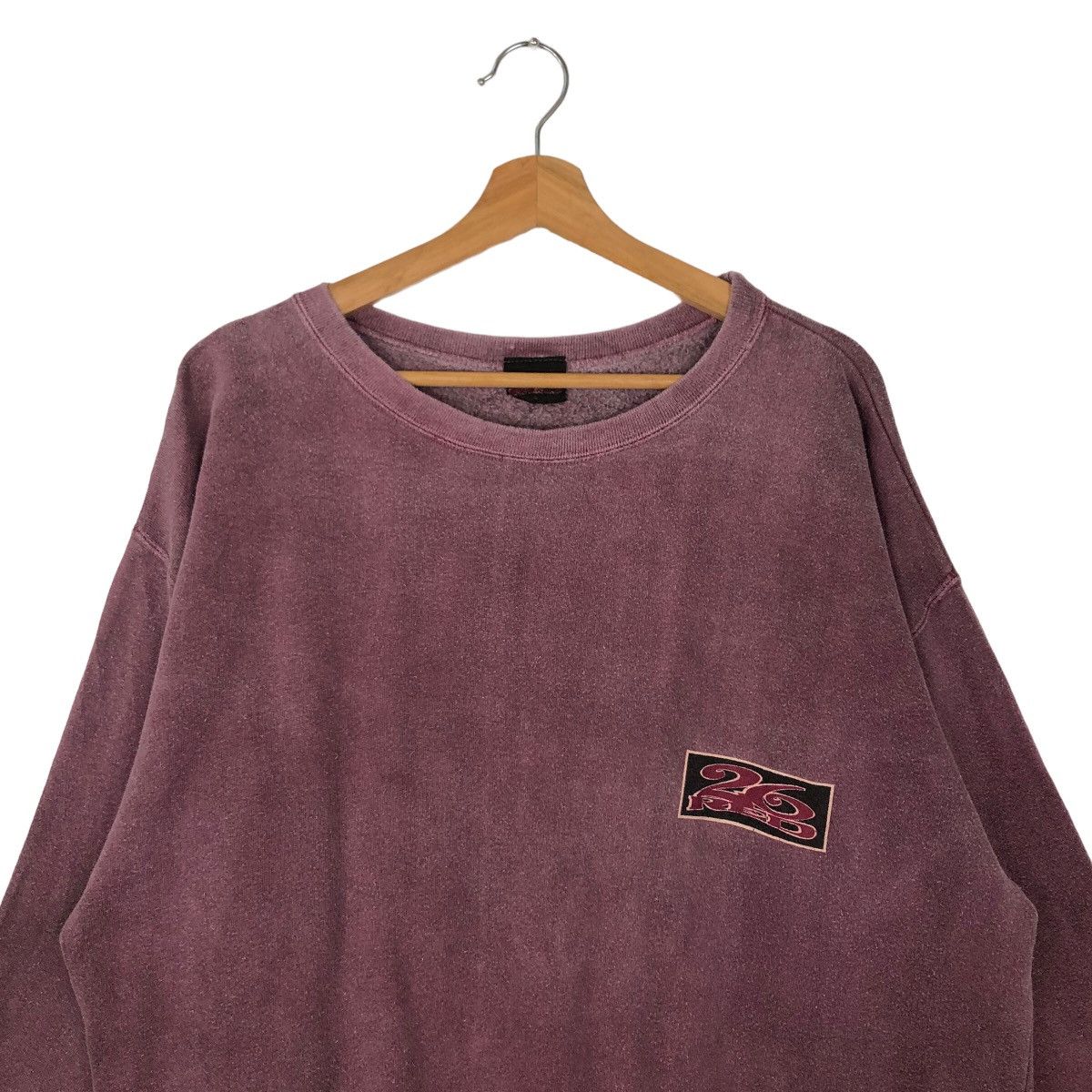 Vintage 🔥VINTAGE TUFF LUCK 26RED SKATE SWEATSHIRT RAPP BIG LOGO USA Size US L / EU 52-54 / 3 - 3 Thumbnail