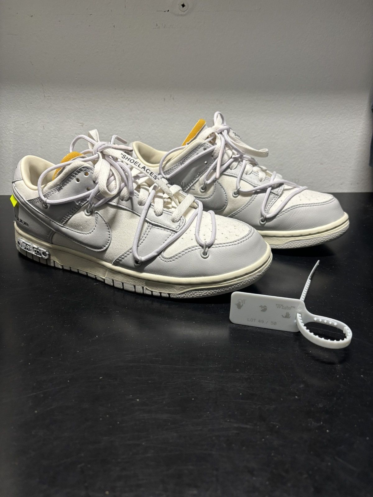 Nike × Off-White Nike Dunk Low Off-White Lot 49 | Grailed