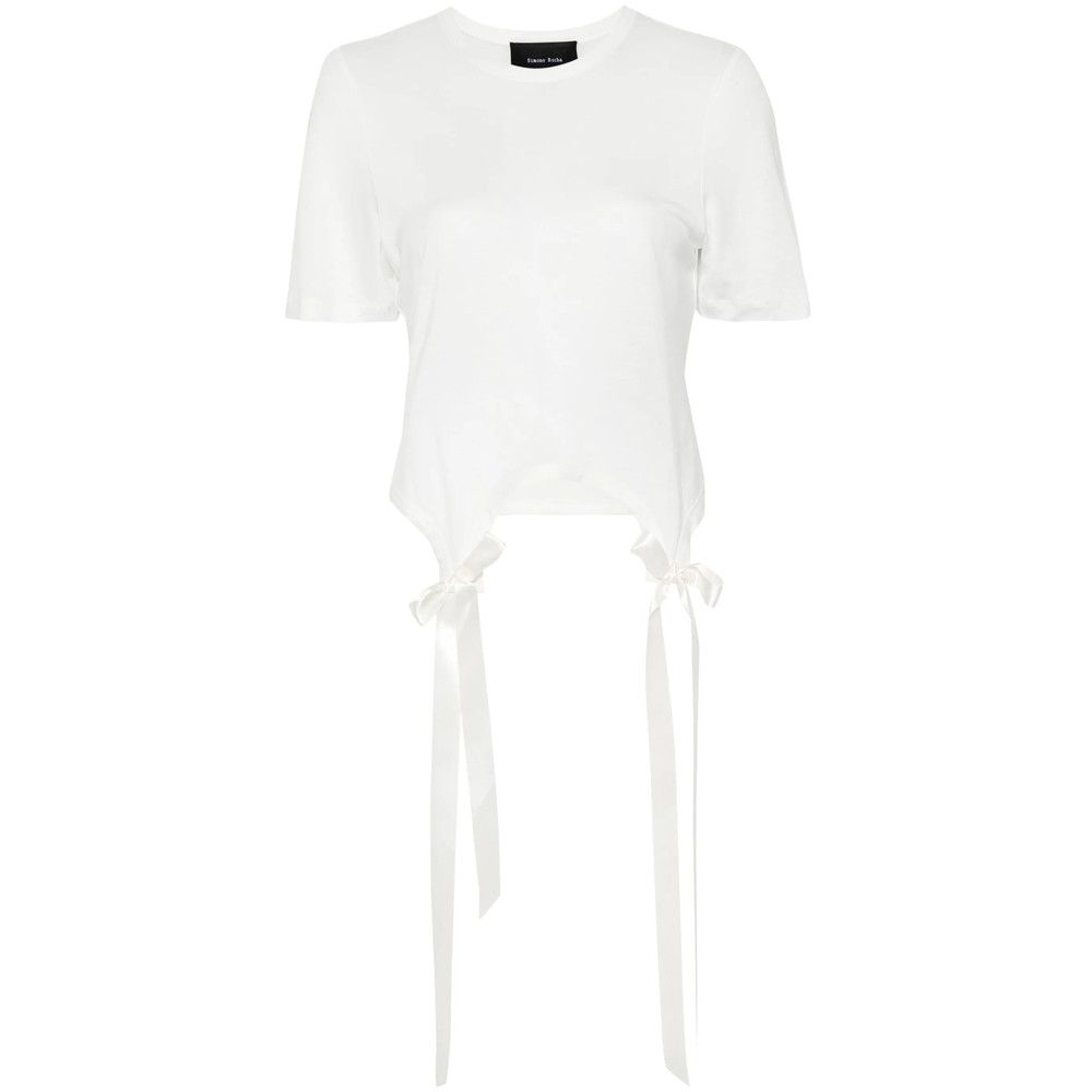 Simone Rocha Simone Rocha WHITE Tops - T-shirts & Jerseys Size S / US 4 / IT 40 - 1 Thumbnail