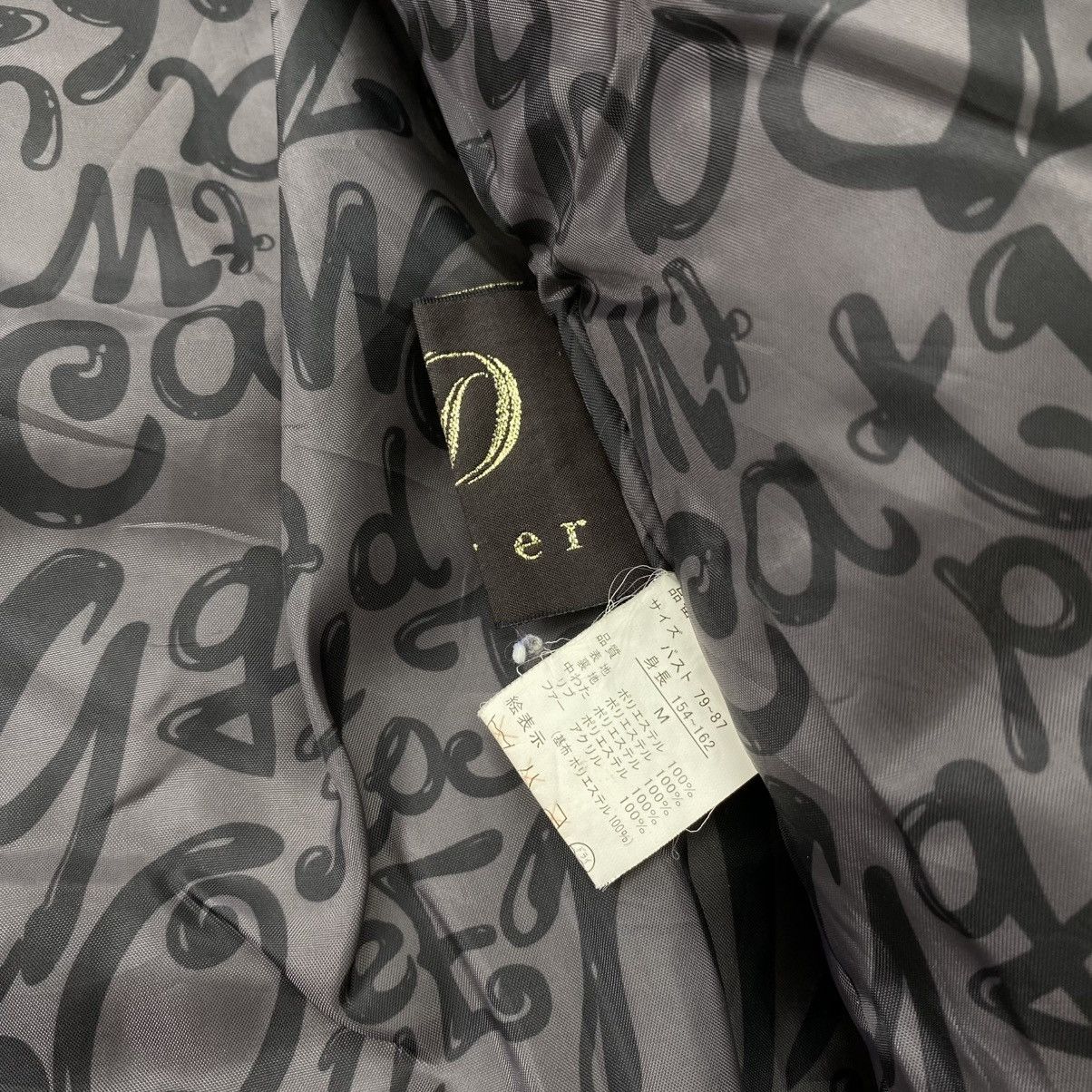 If Six Was Nine 2000s Japanese Gothic IfSixWasNine Goa Lgb Bono Fur Jacket Size US S / EU 44-46 / 1 - 12 Thumbnail