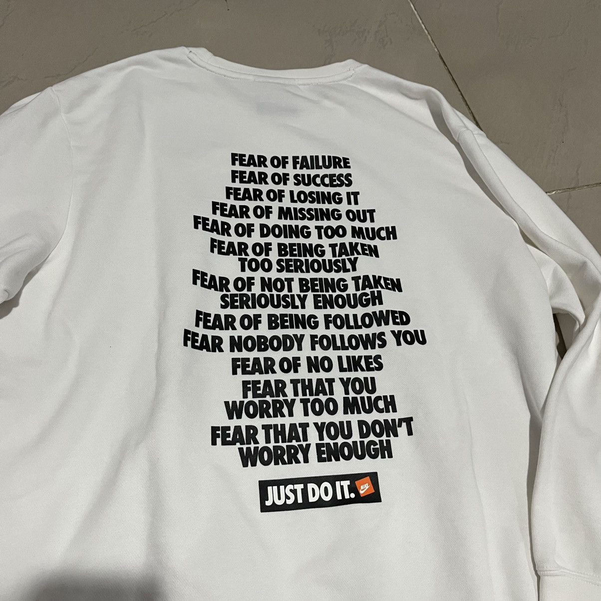 Nike NIKE NSW JUST DO IT SWEATSHIRT Size US M / EU 48-50 / 2 - 4 Thumbnail
