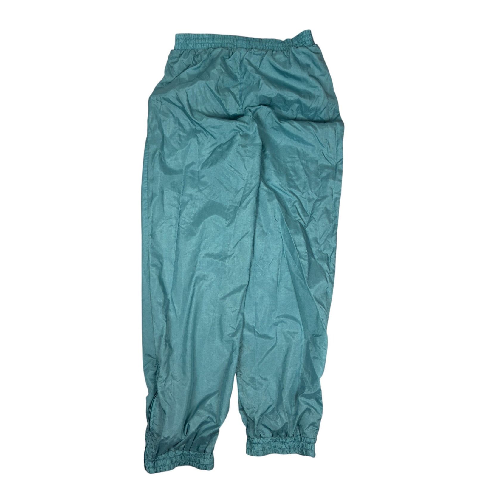 Adidas × Vintage Adidas Women's Teal Ankle Zip High Rise Straight Track Pants Size US 30 / EU 46 - 4 Thumbnail