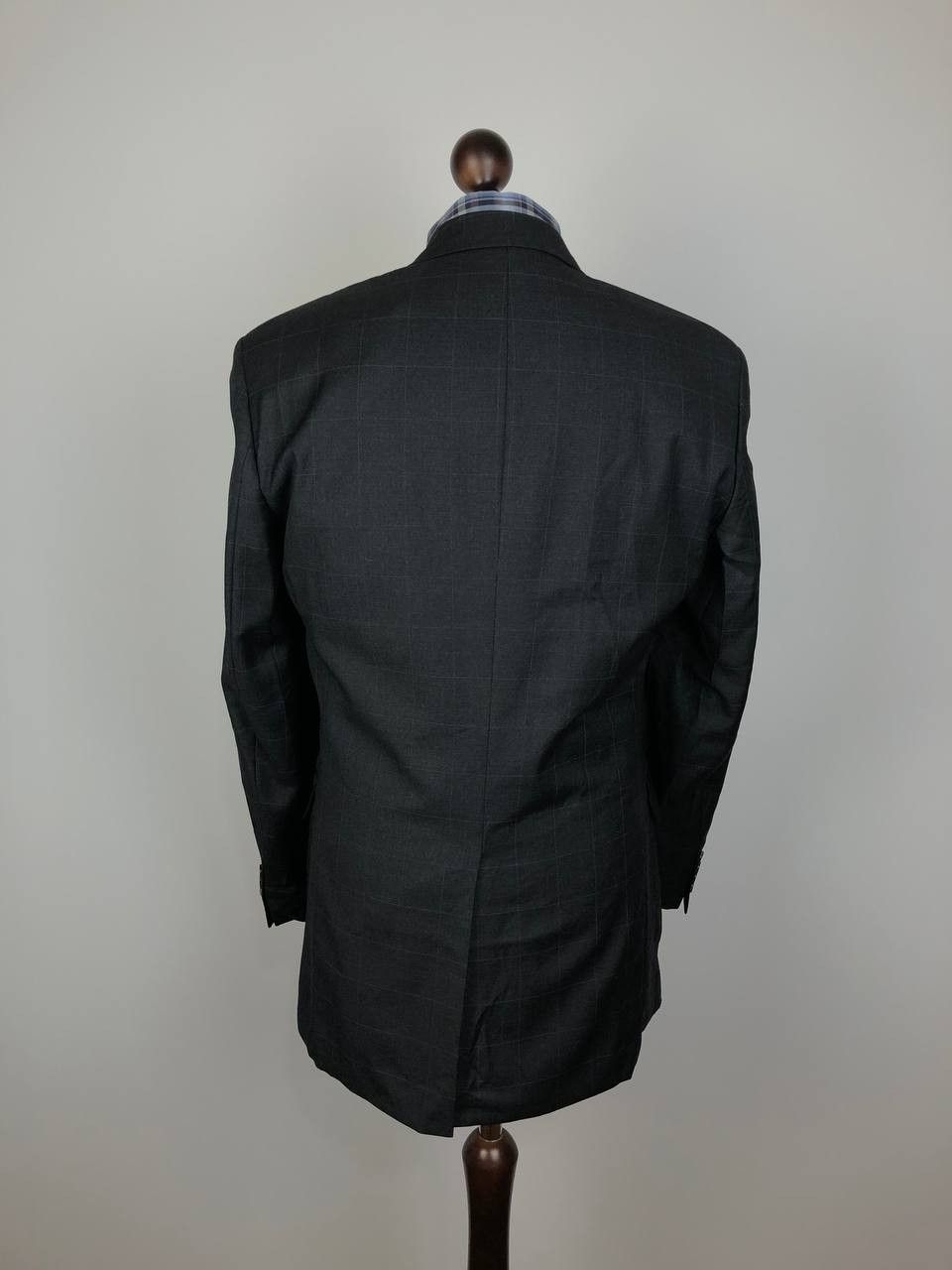 Hugo Boss HUGO BOSS Classic Wool Blazer Jacket Gray Size 52R - 6 Thumbnail