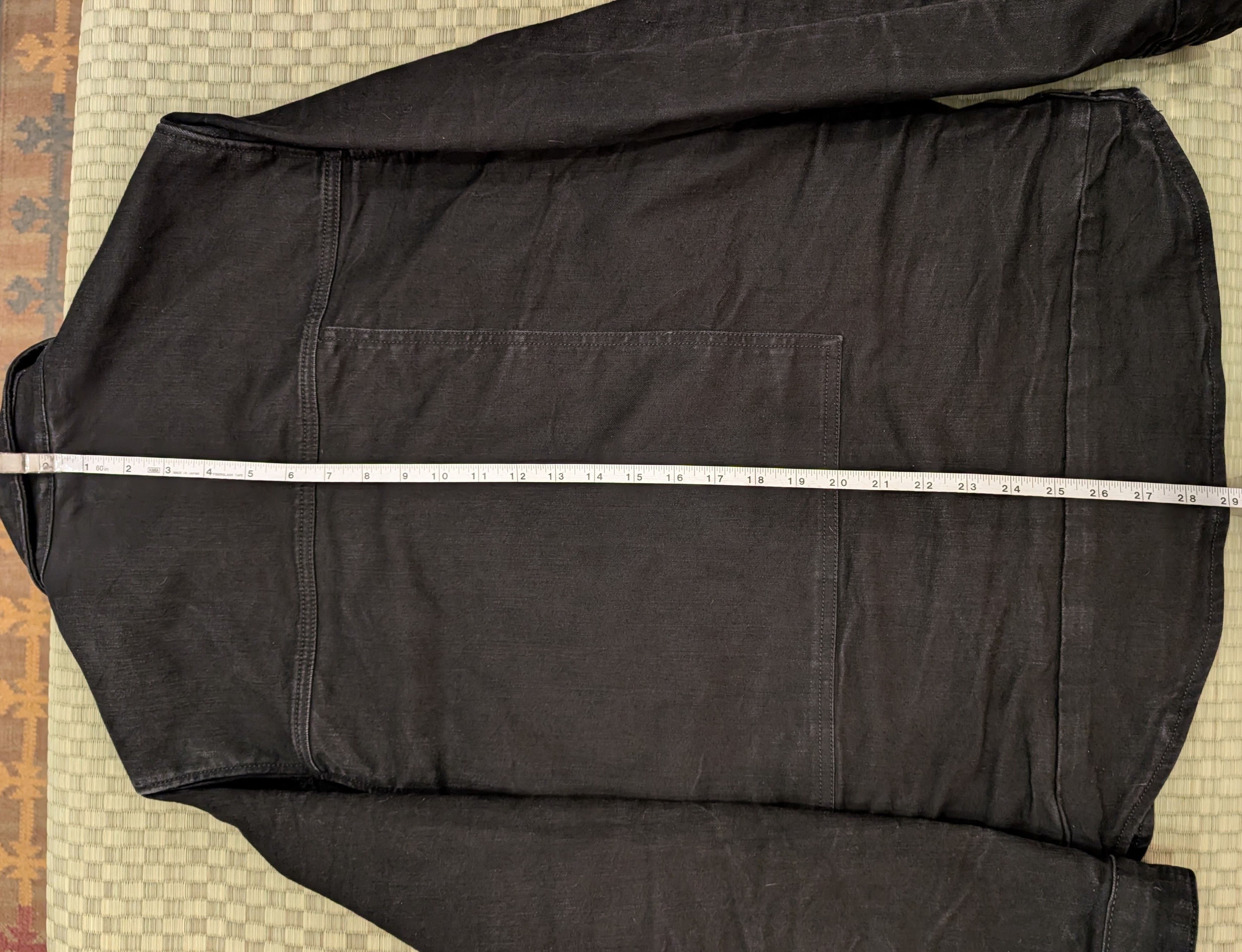 Scotch & Soda RARE Scotch & Soda Lava Tears Selvedge Denim Jacket Black Size US M / EU 48-50 / 2 - 8 Thumbnail