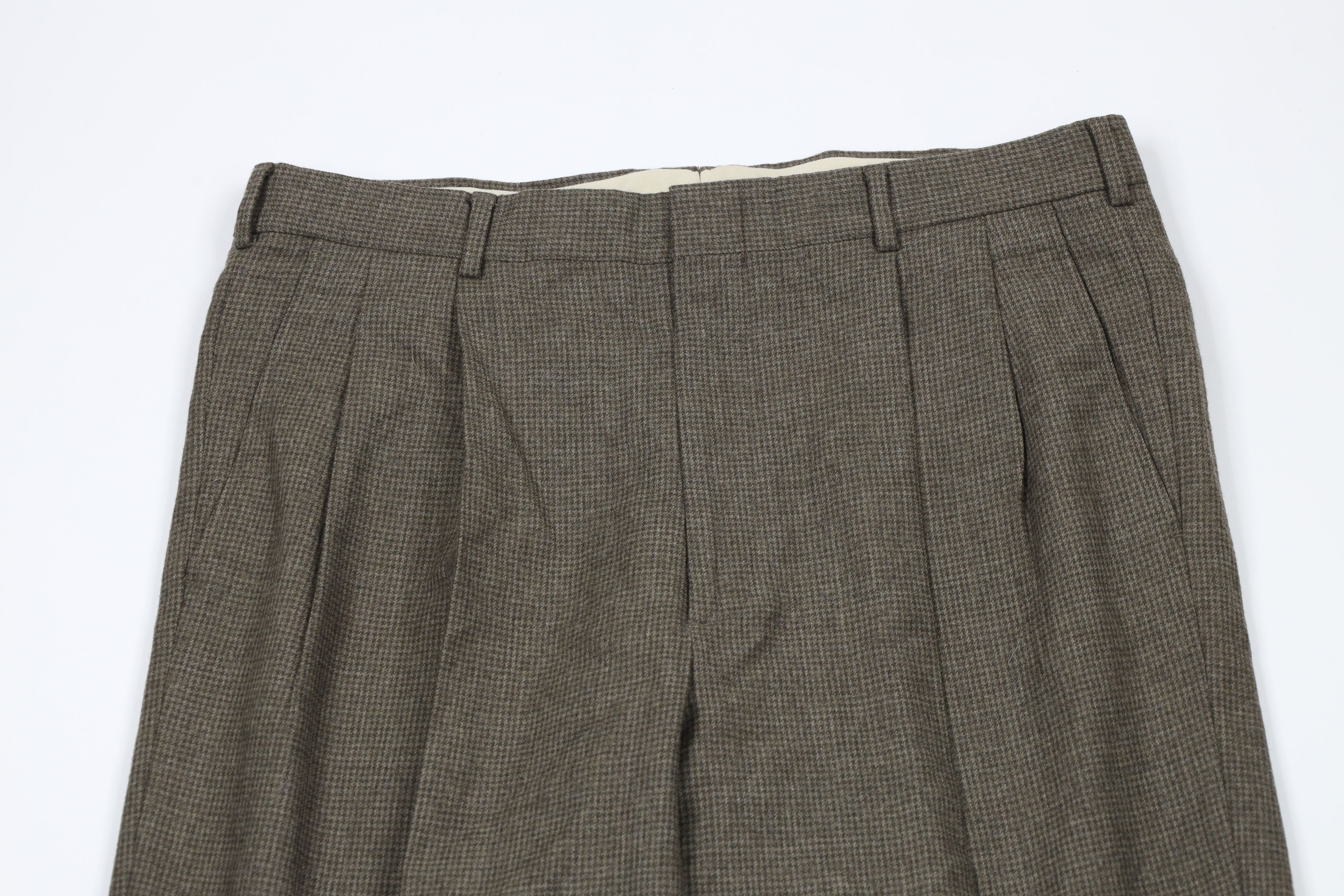 Vintage Vintage 90s Streetwear Houndstooth Cuffed Chino Pants Size US 36 / EU 52 - 2 Thumbnail