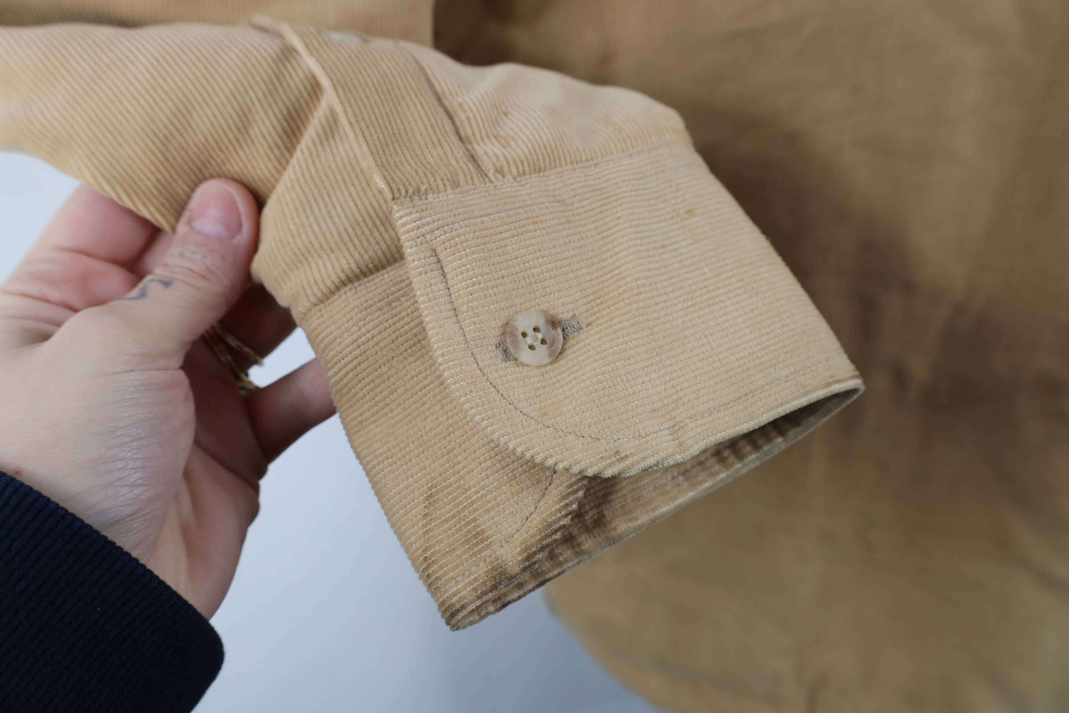 Vintage Vintage 70s Streetwear Corduroy Shirt Jacket Jac Shirt Size US L / EU 52-54 / 3 - 5 Thumbnail