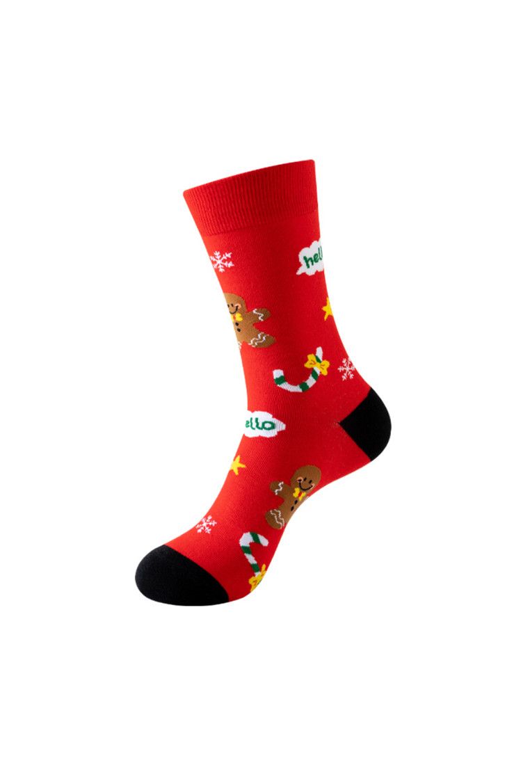 Other Set of 5 Pairs Christmas Theme Pattern Cozy Socks (One Size) Size ONE SIZE - 6 Thumbnail