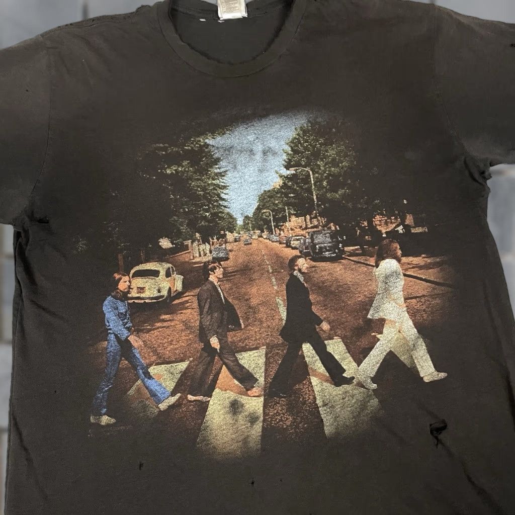 Thrasher The Beatles T Shirt Adult Large Black Abbey Road Distressed Y2k Thrashed Faded L Size US L / EU 52-54 / 3 - 1 Thumbnail