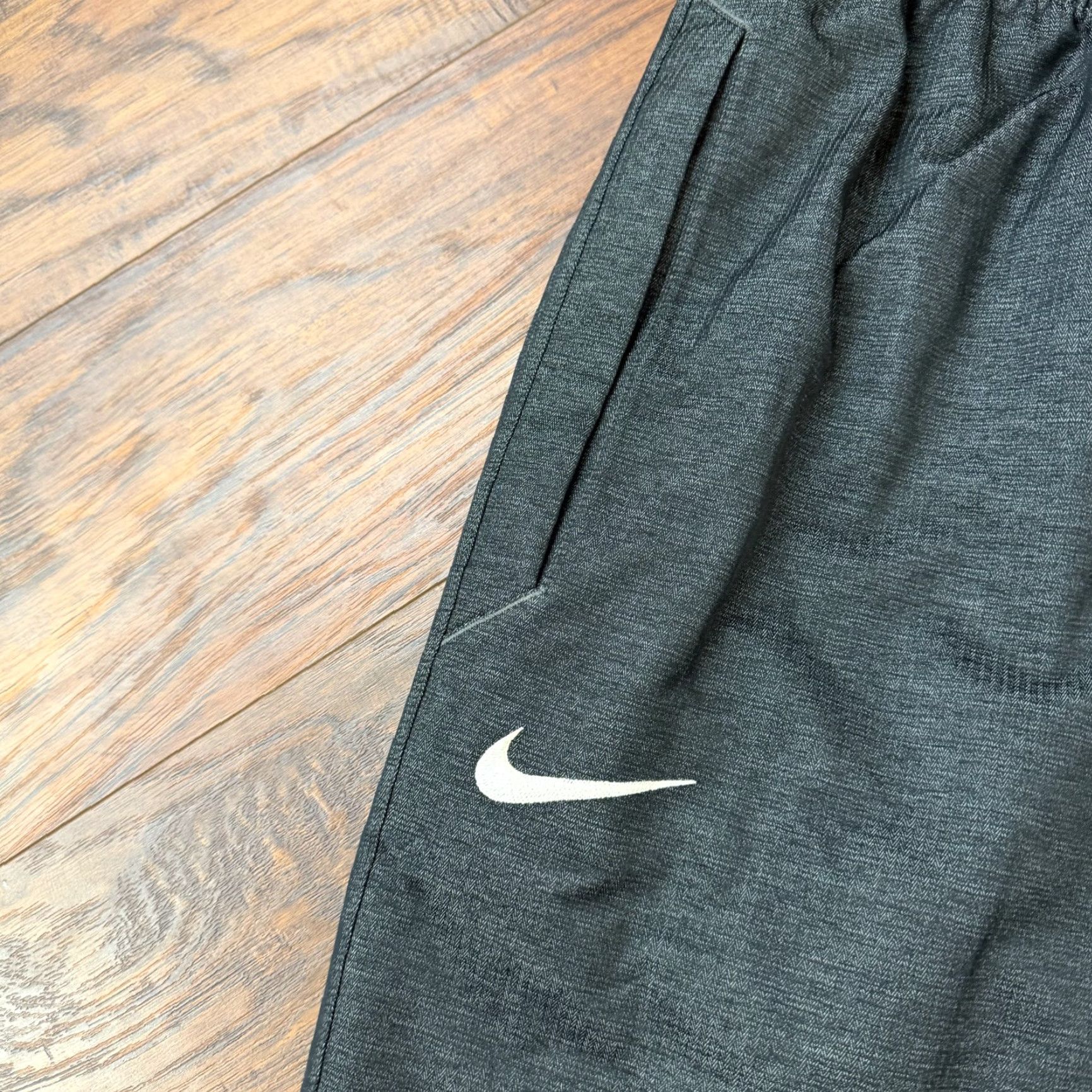 Nike Nike Storm-FIT Pants Mens 2XL Gray Waterproof Lined Zip Ankle Nylon Rain Pants Size US 39 - 3 Thumbnail